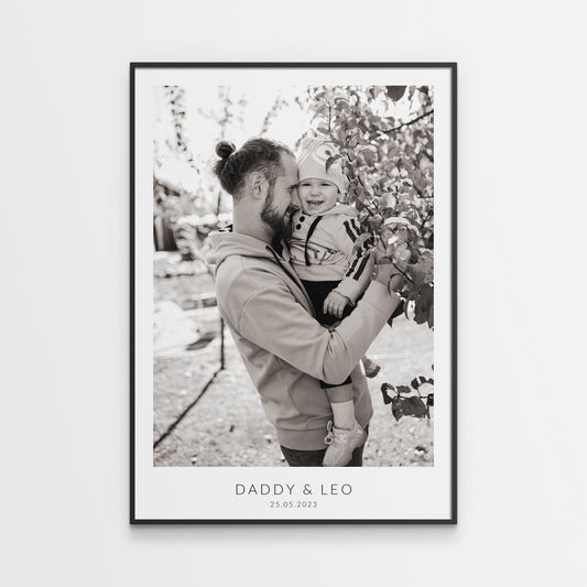 Daddy & Child Photo Art