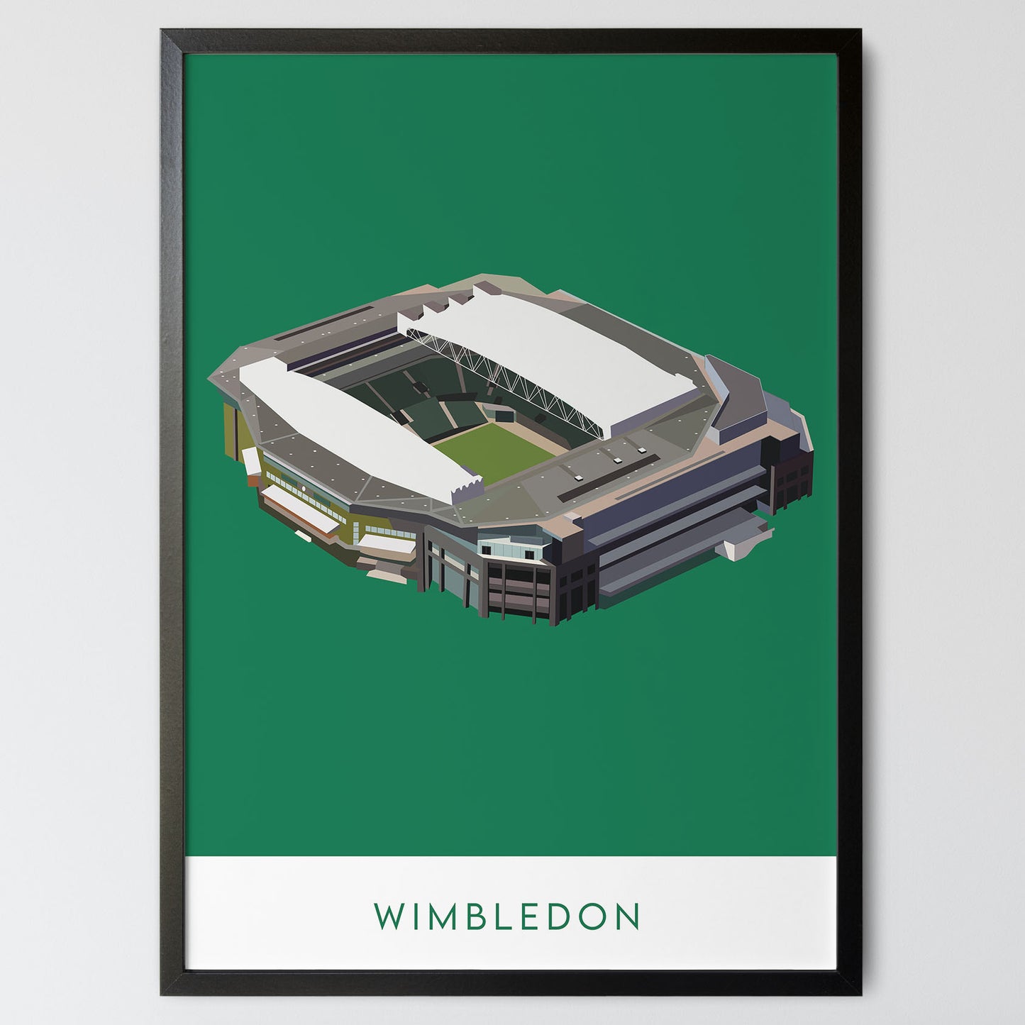 Wimbledon Tennis Poster