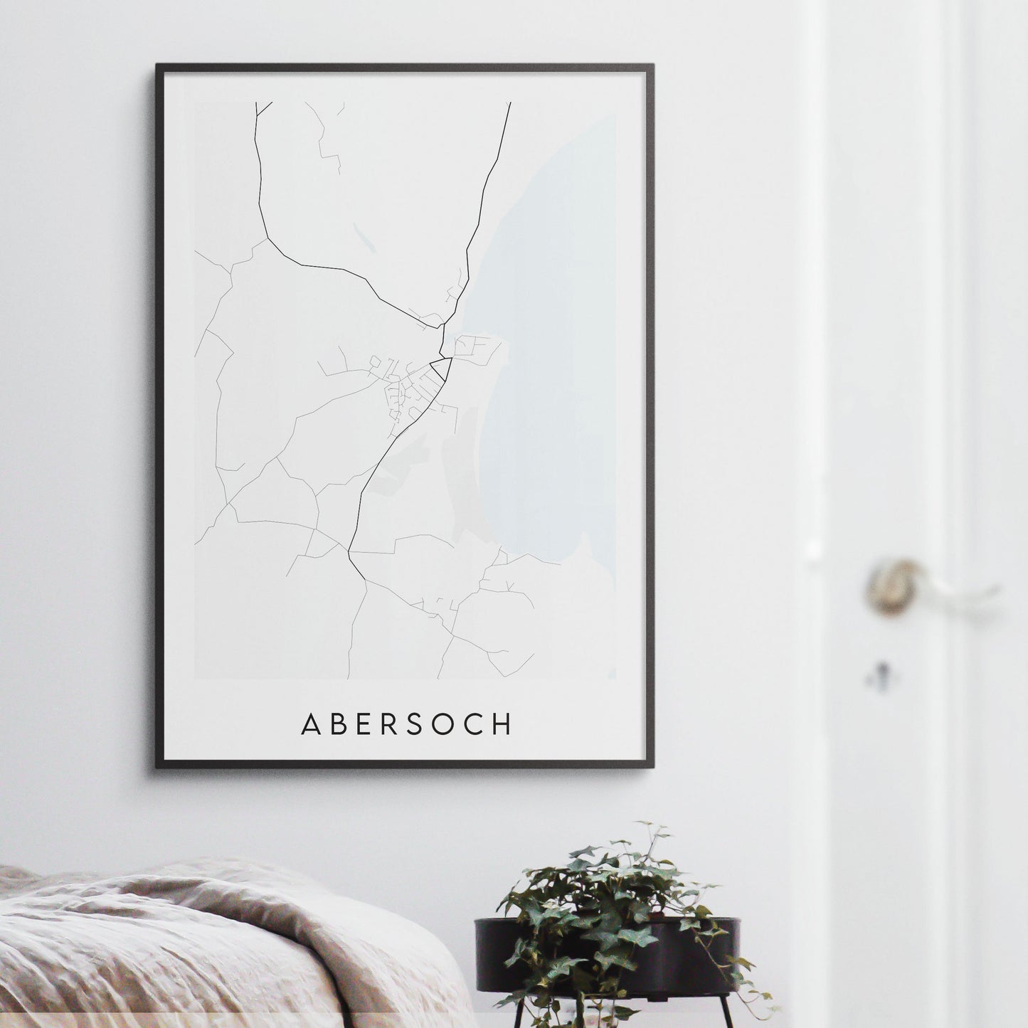 Abersoch Map Print