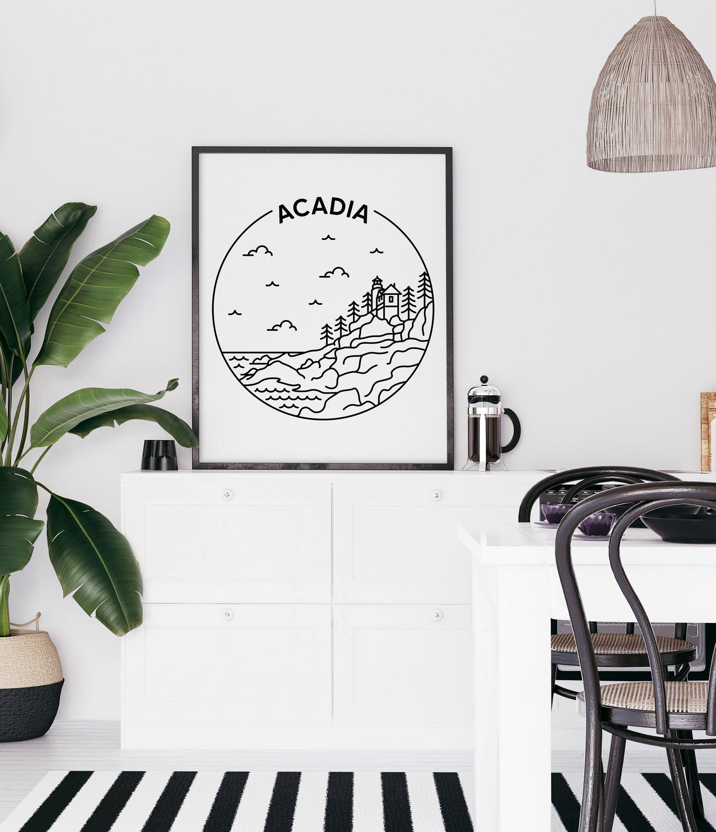 Acadia National Park Poster - Maine Print