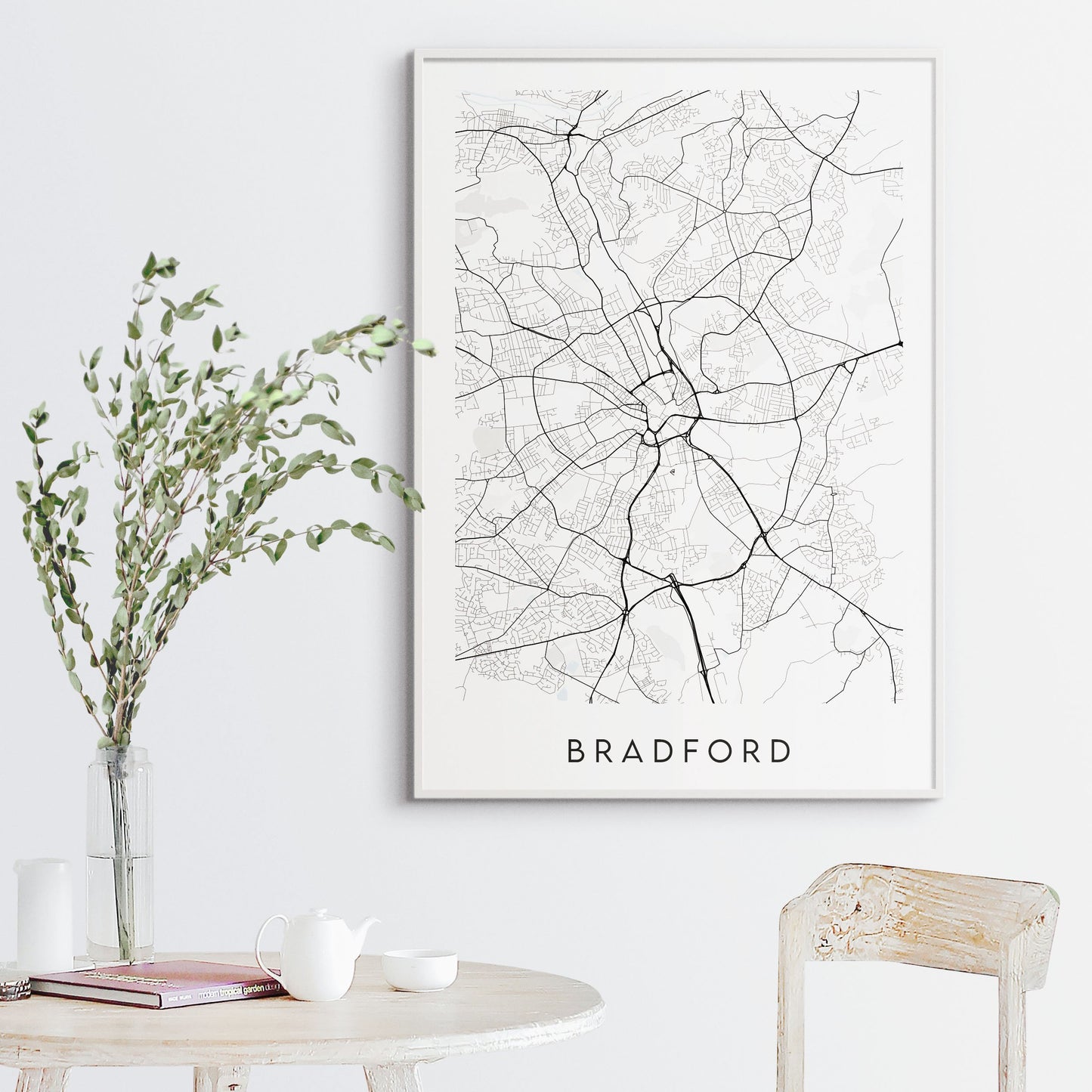 Bradford Map Print