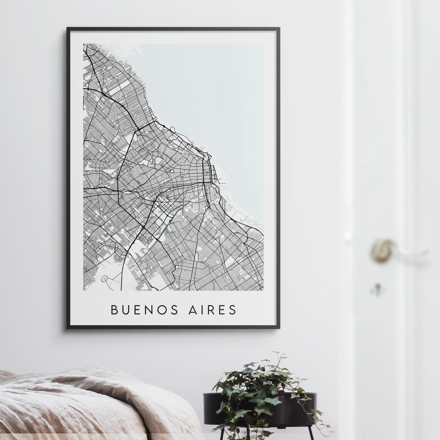 Buenos Aires Map Print - Argentina