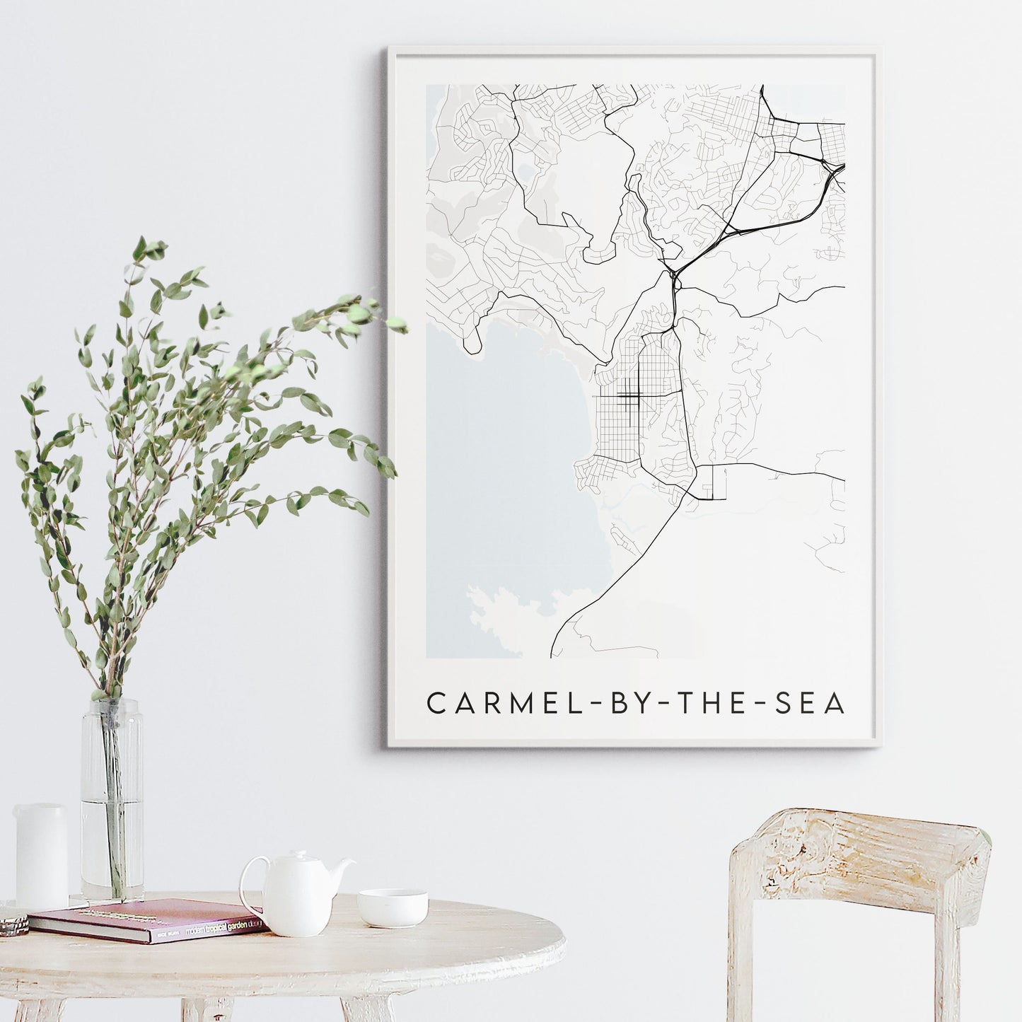 Carmel-by-the-Sea Map Print - California