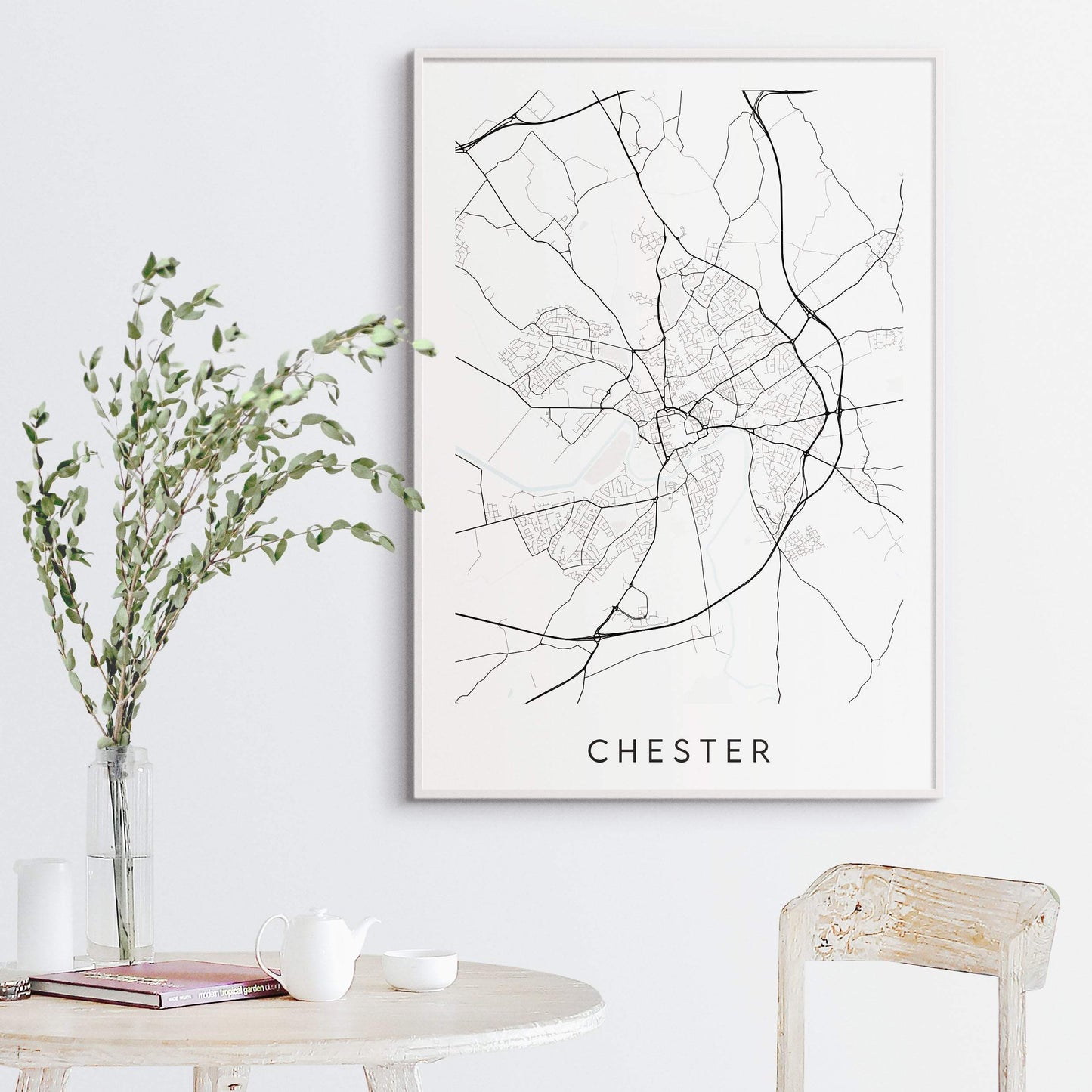 Chester Map Print