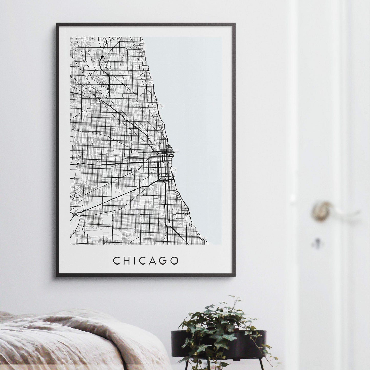 Chicago Map Print - Illinois USA