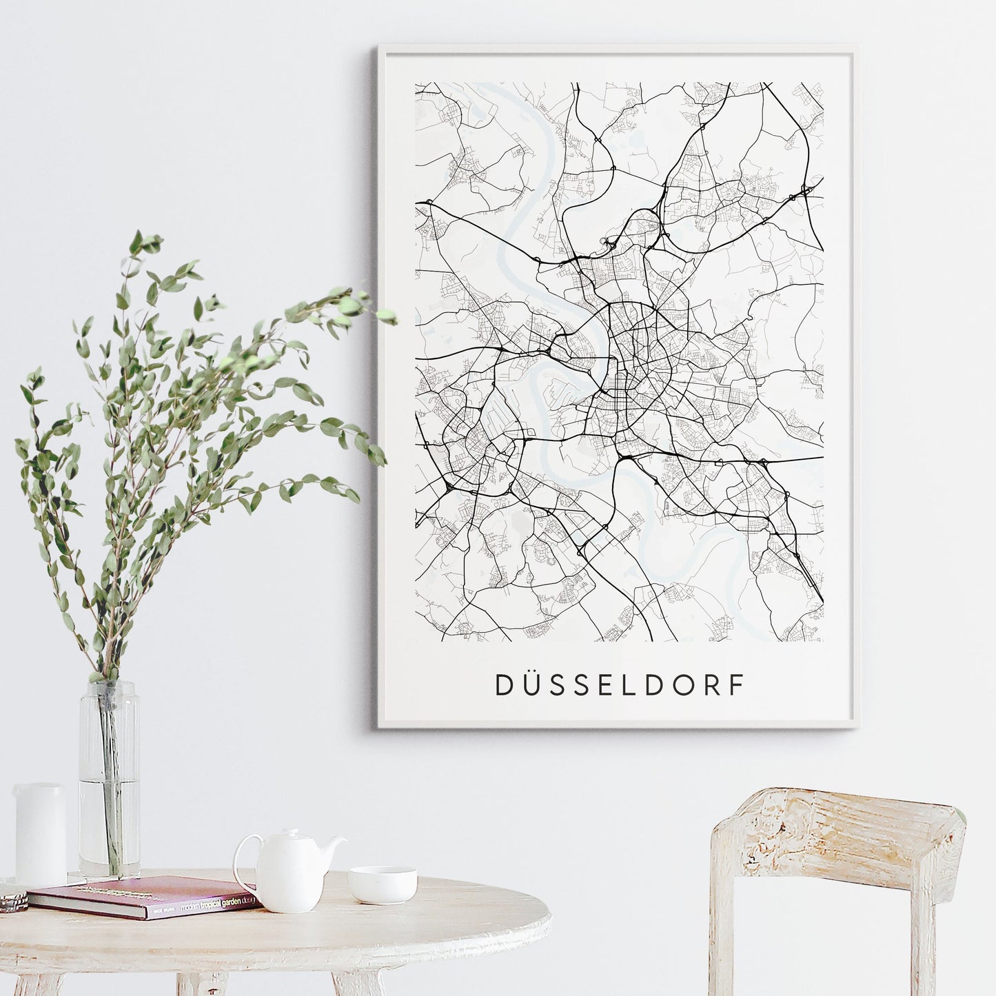 Dusseldorf Map Print - Germany