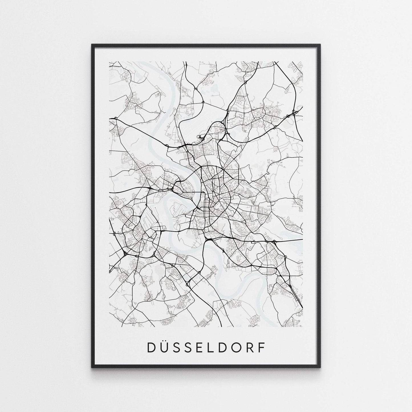 Dusseldorf Map Print - Germany