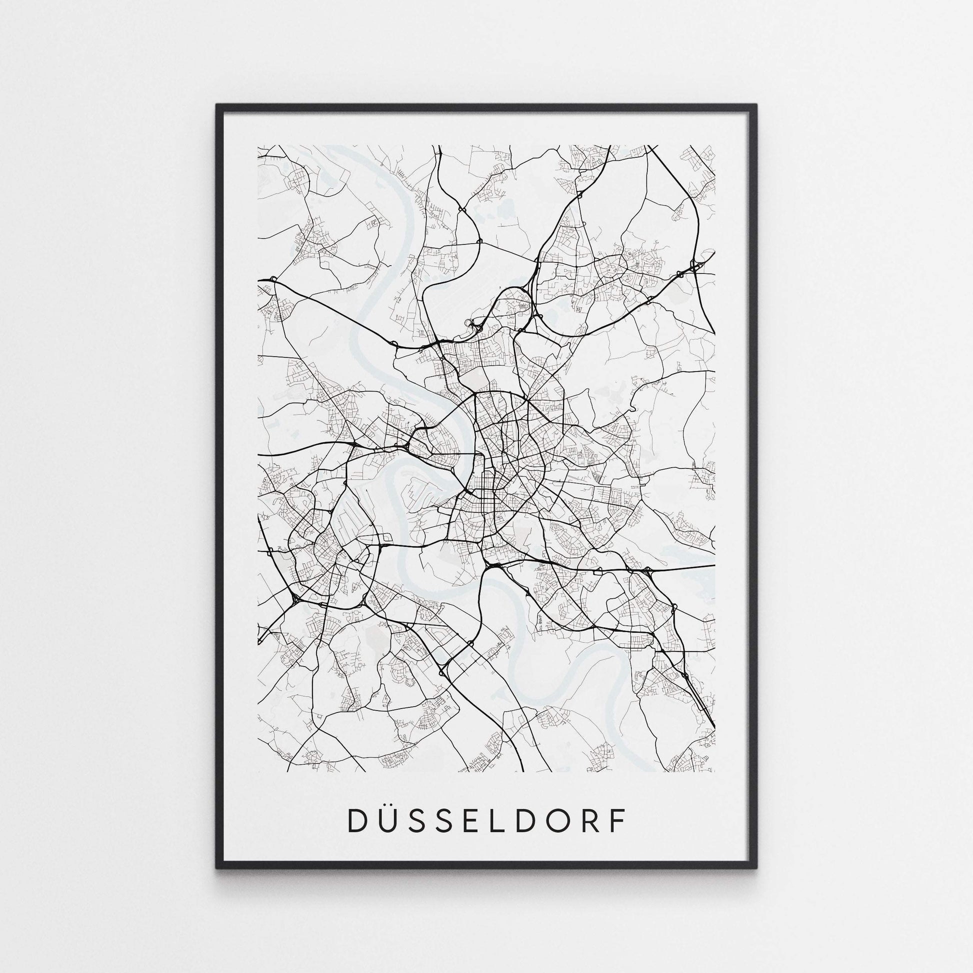 Dusseldorf Map Print - Germany
