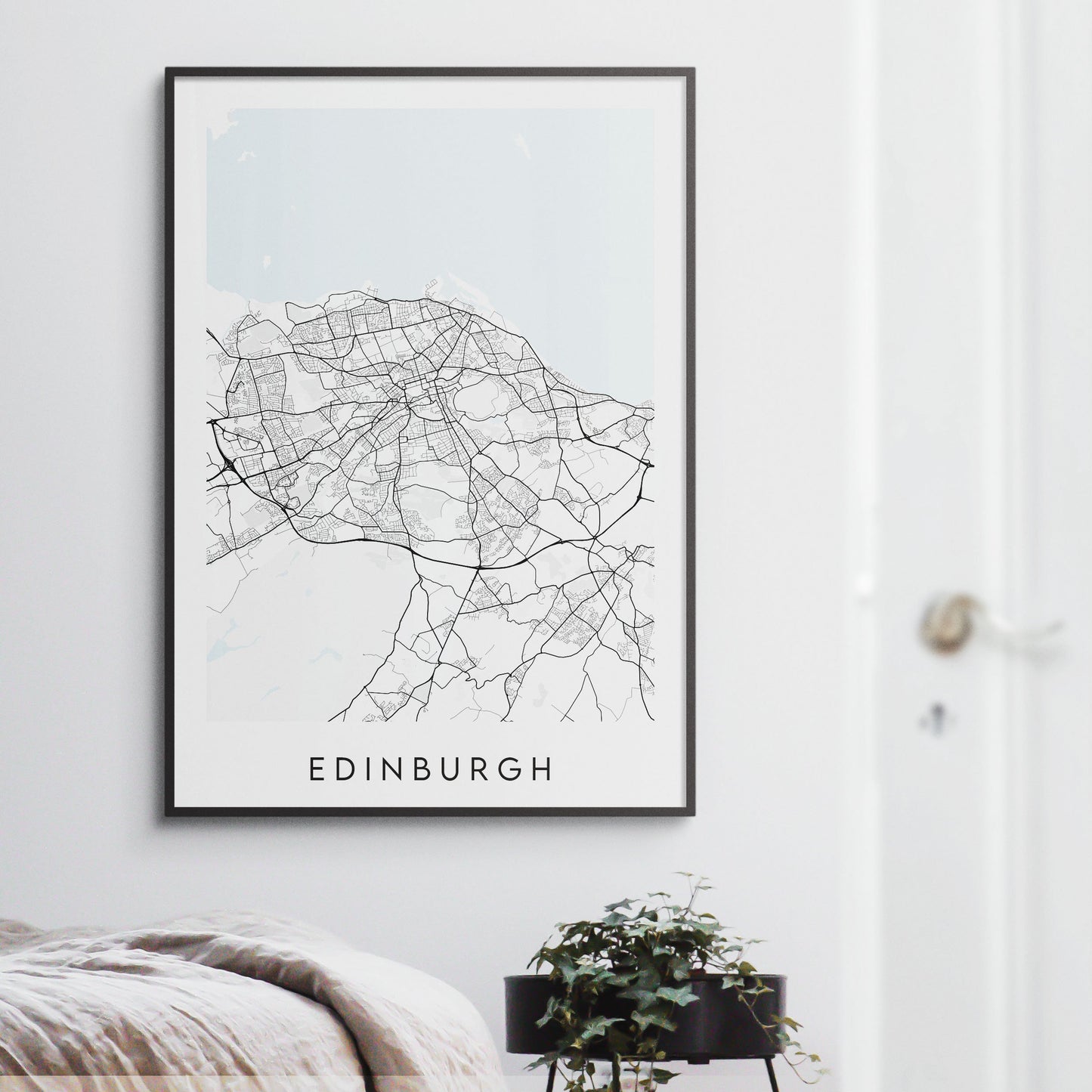 Edinburgh Map Print - Scotland