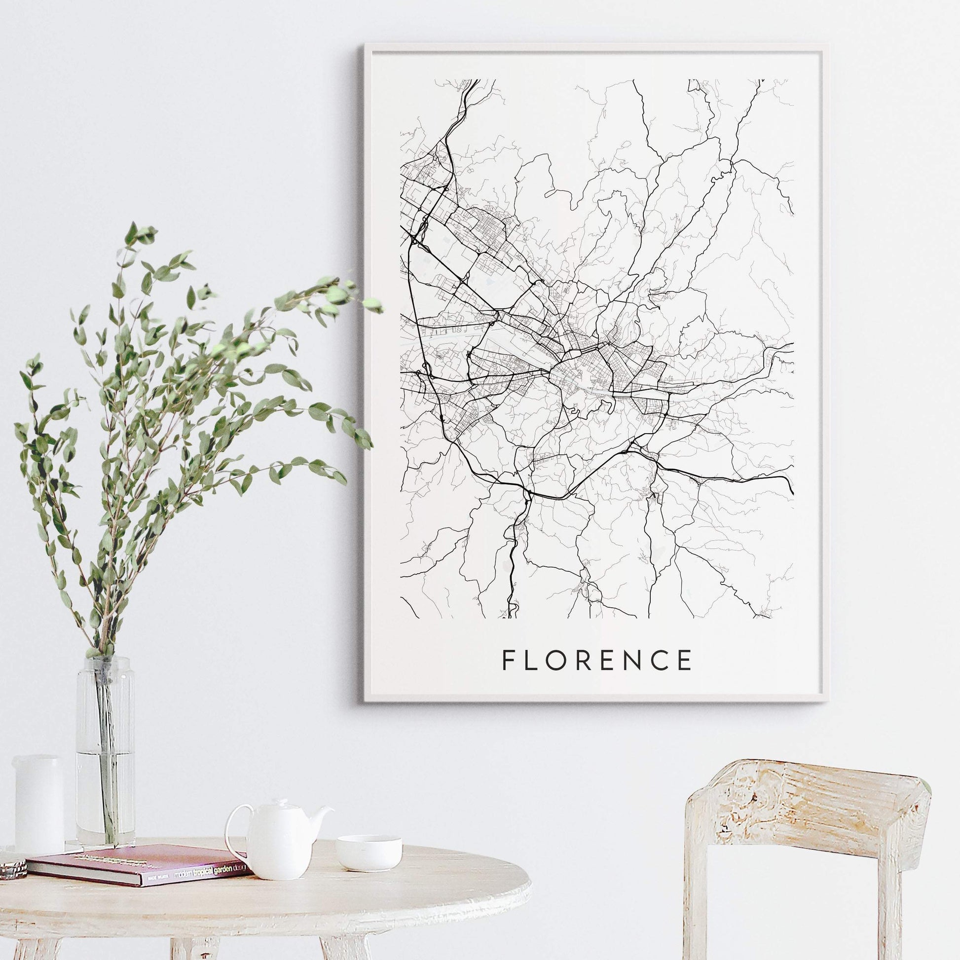 Florence Map Print - Italy