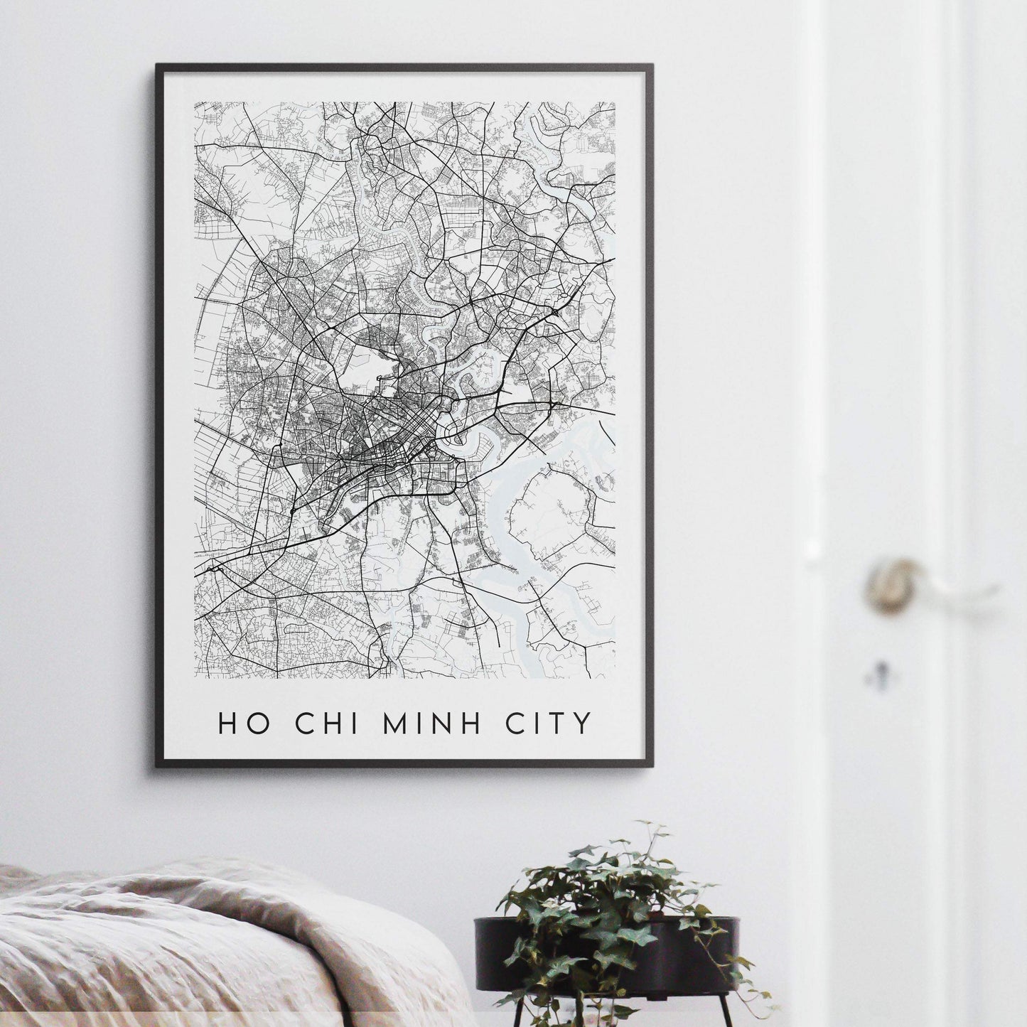 Ho Chi Minh City Map Print - Vietnam