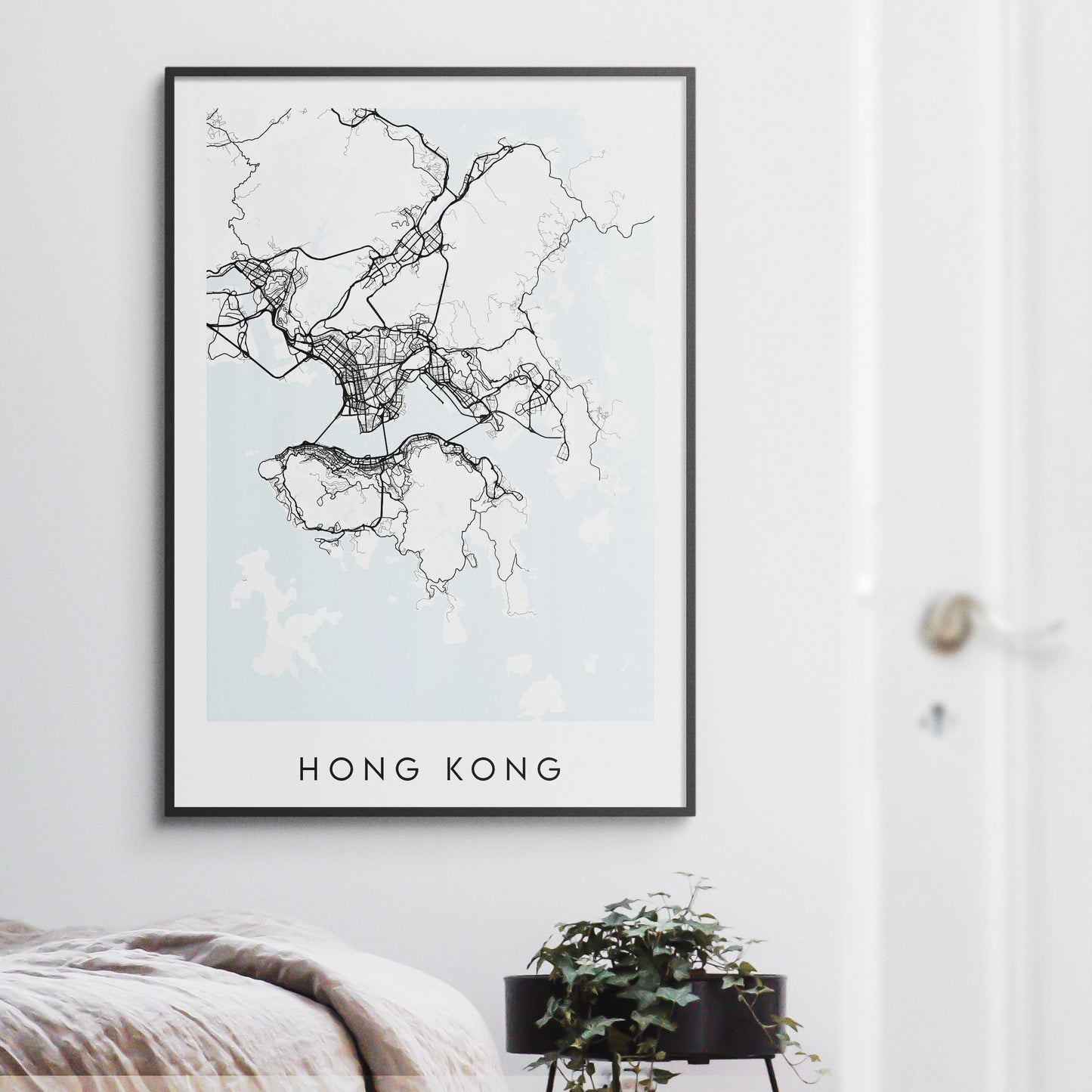 Hong Kong Map Print - Hong Kong