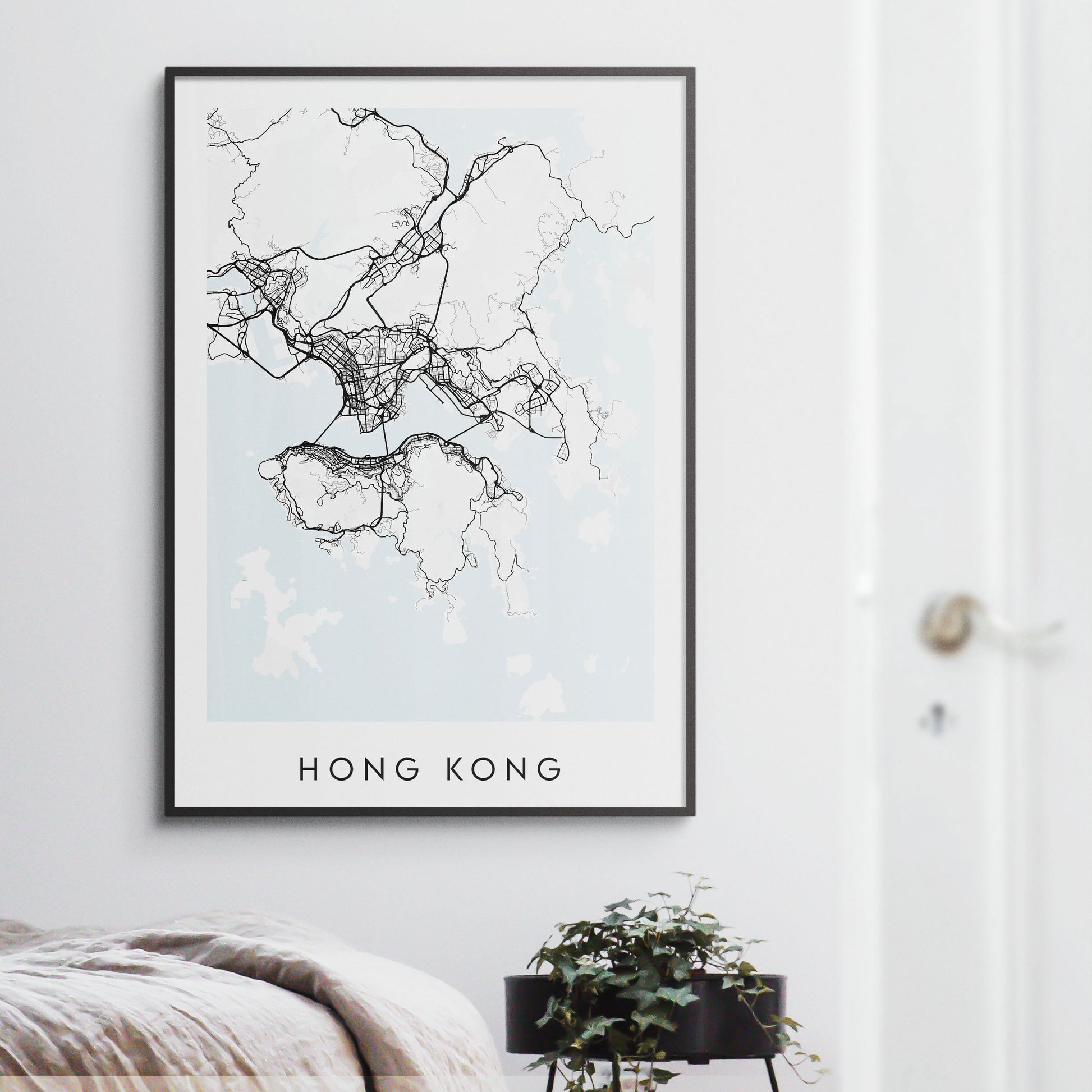 Hong Kong Map Print - Hong Kong