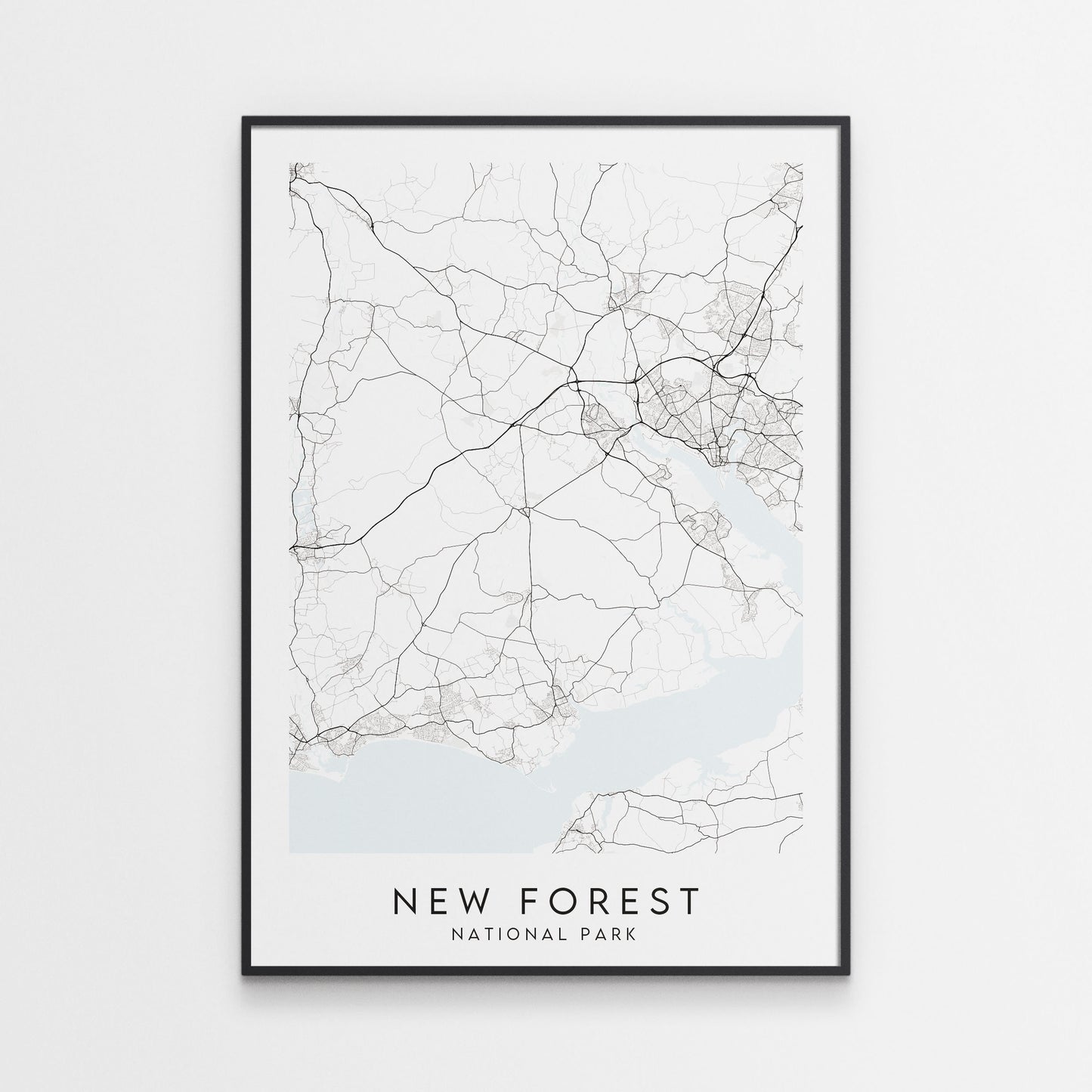 New Forest National Park Map Print