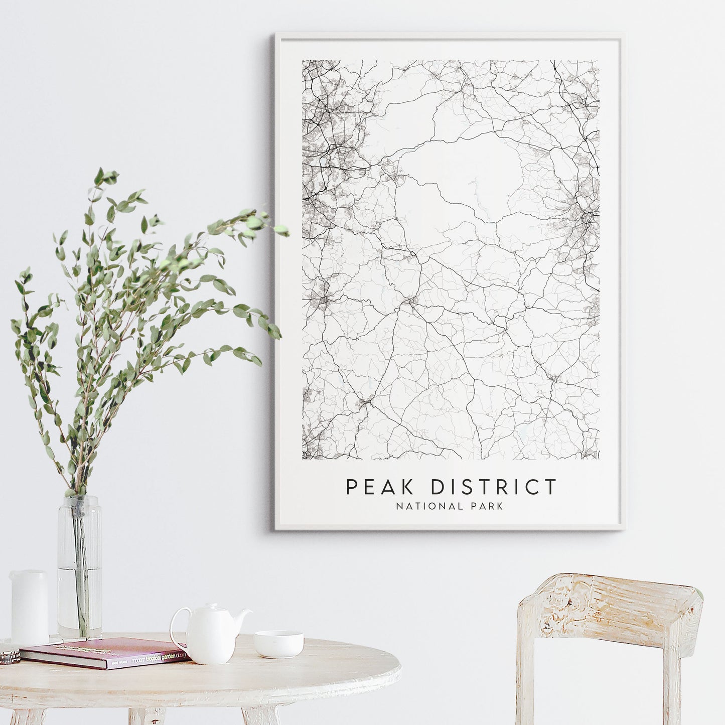 Peak District National Park Map Print
