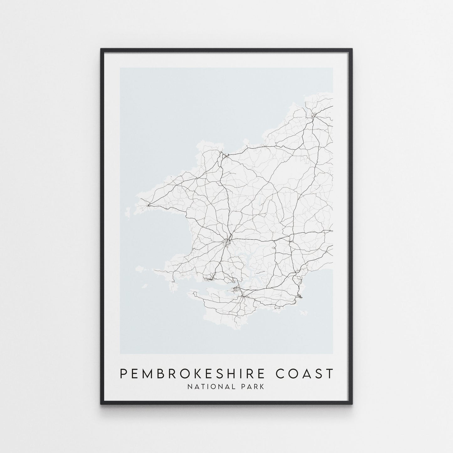 Pembrokeshire Coast National Park Map Print - Wales