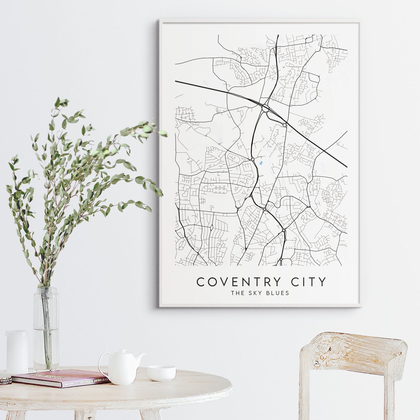 Coventry City Poster - Stadium Football Map