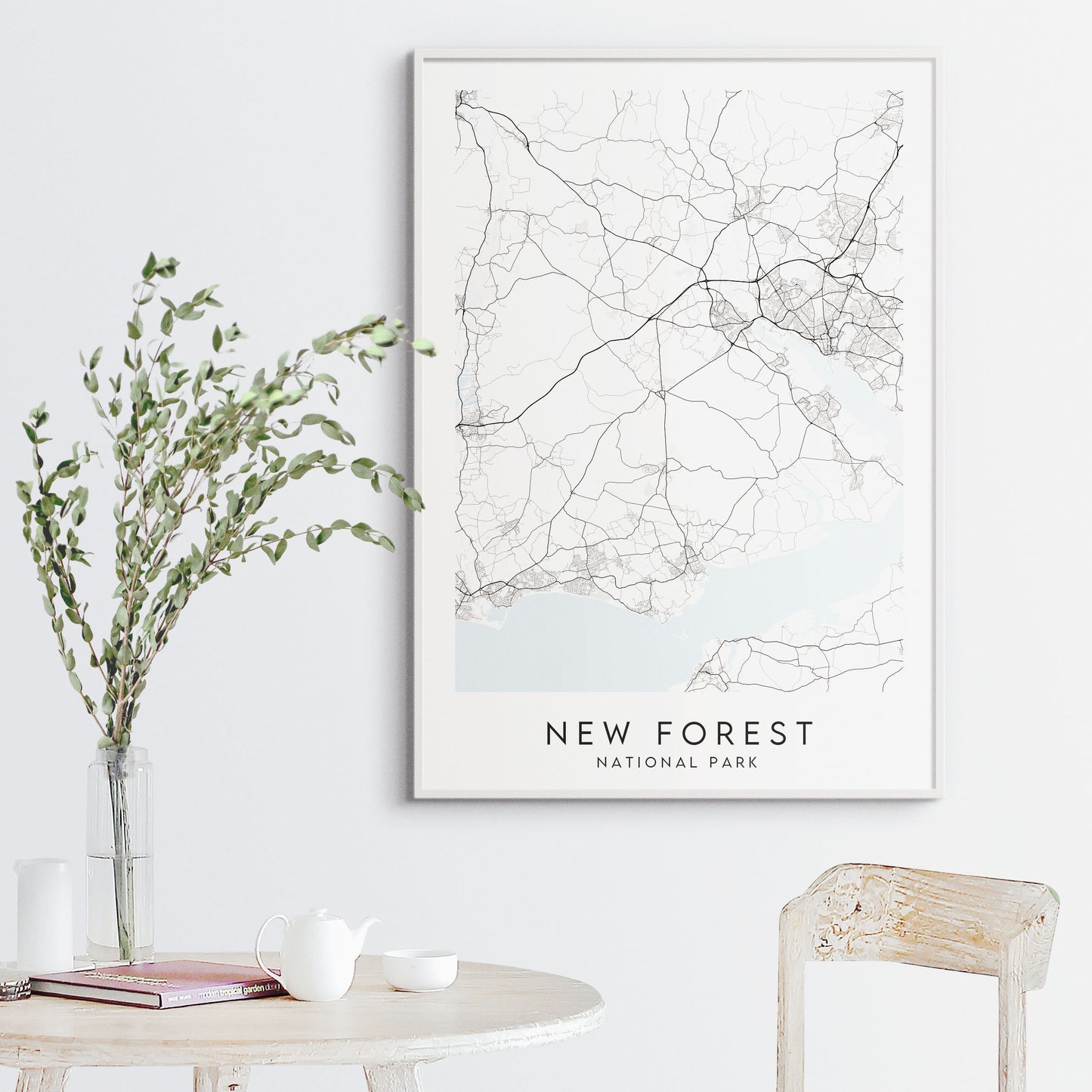 New Forest National Park Map Print