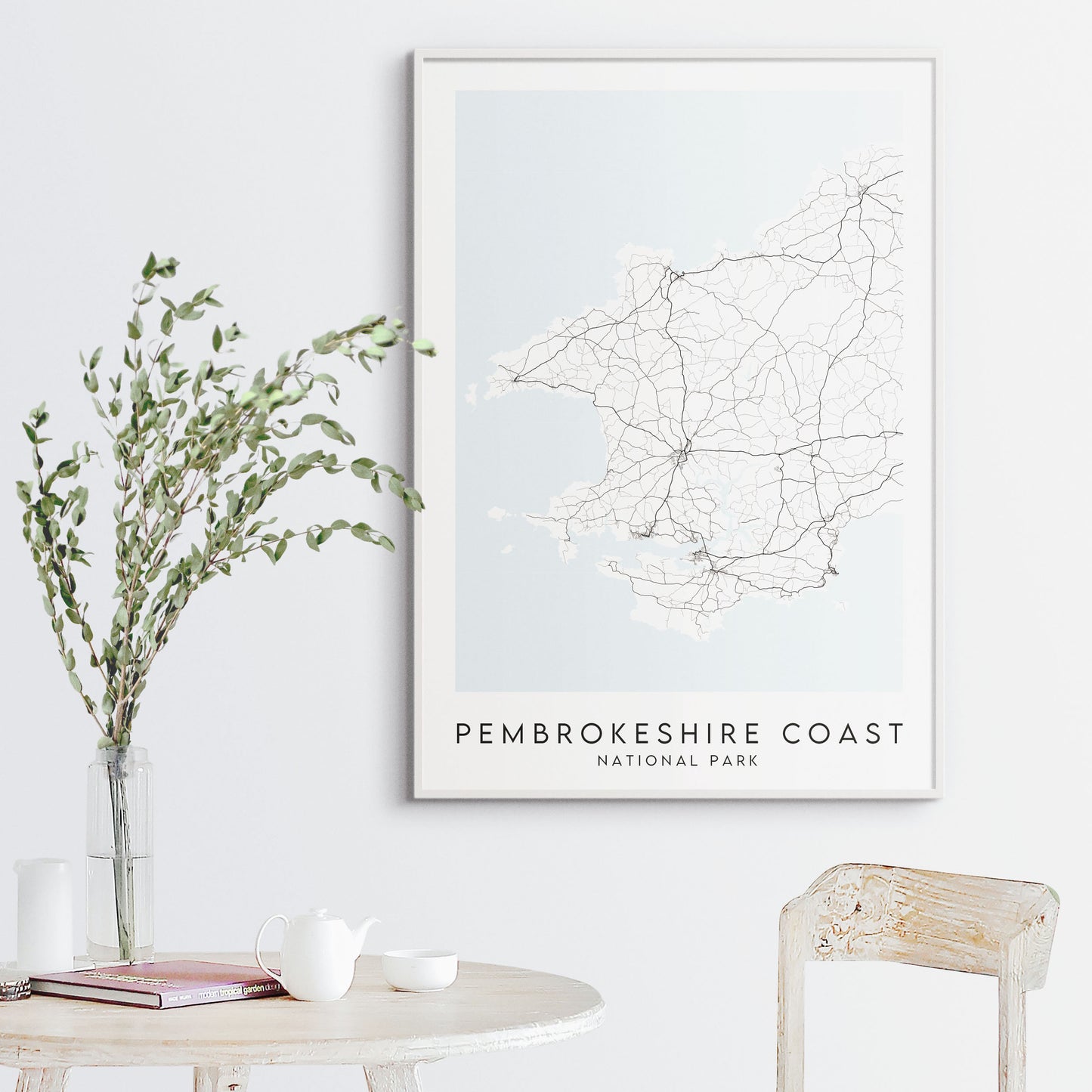 Pembrokeshire Coast National Park Map Print - Wales