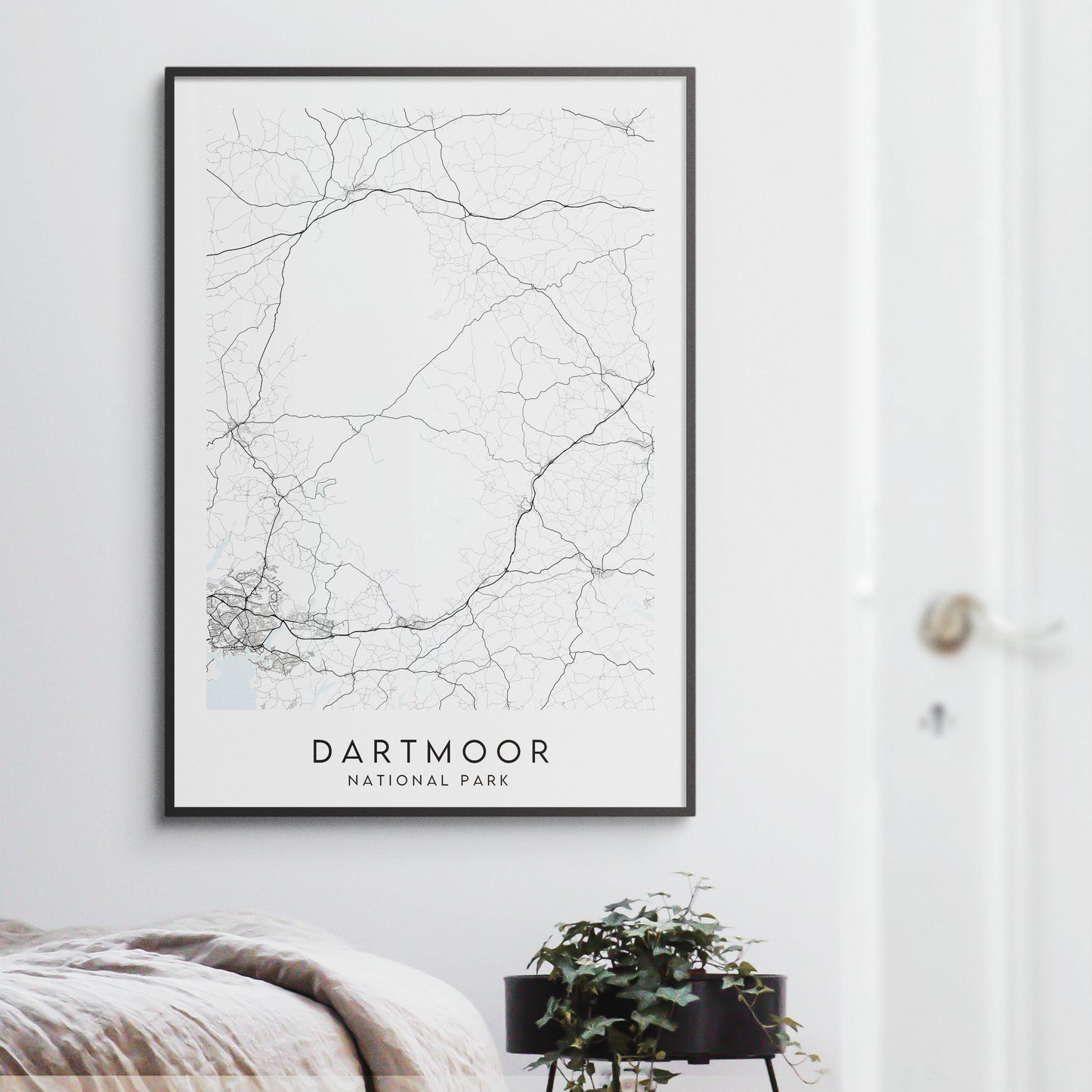 Dartmoor National Park Map Print