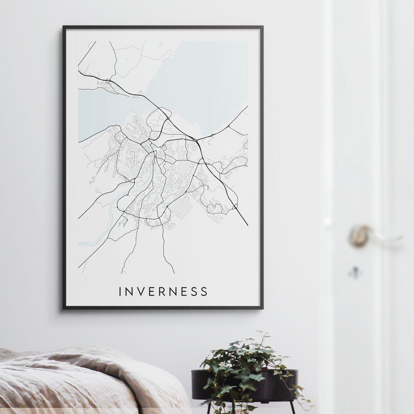 Inverness Map Print - Scotland