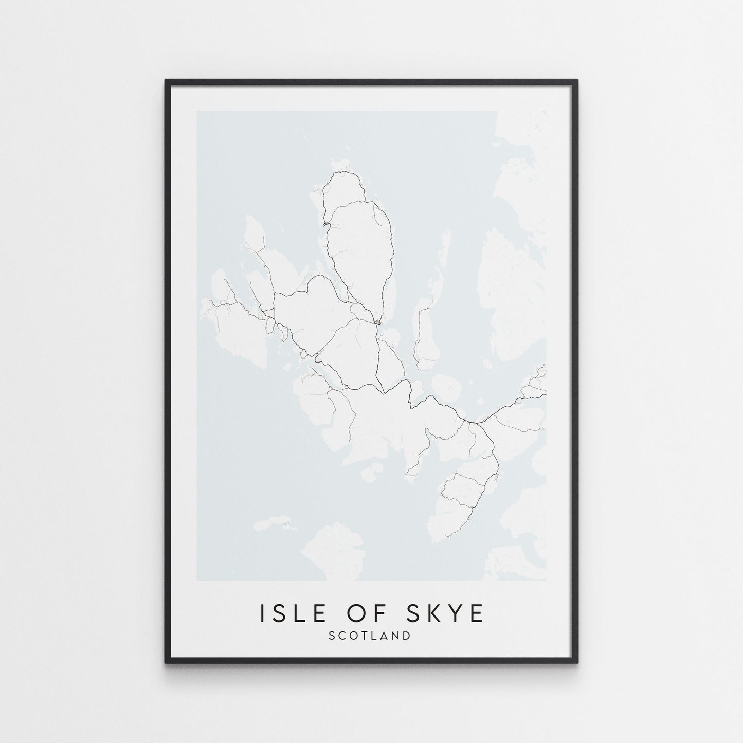 Isle of Skye Map Print - Scotland