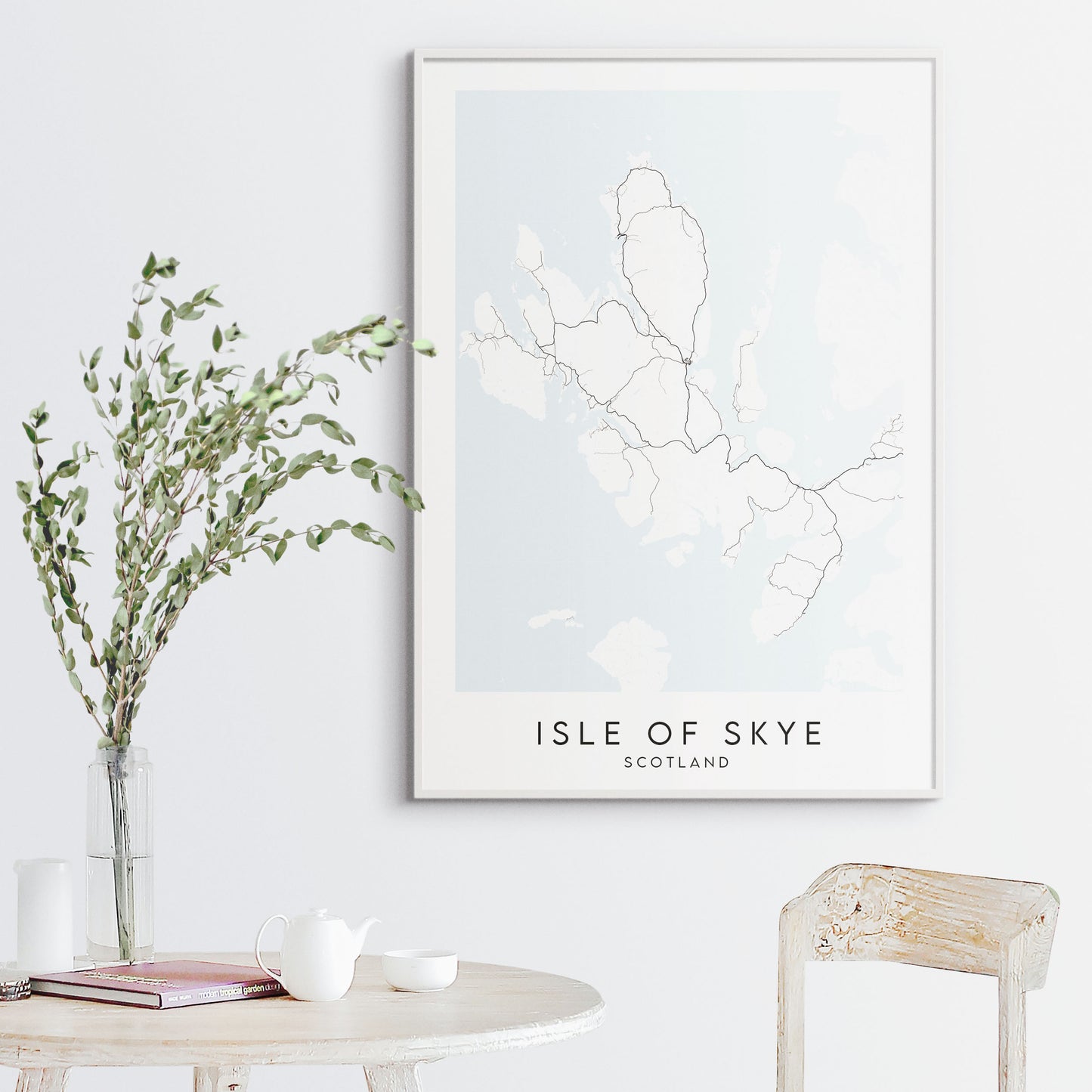 Isle of Skye Map Print - Scotland