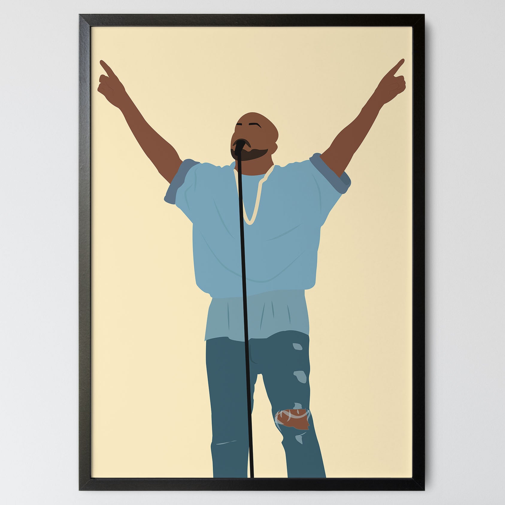 Kanye West Poster – Minimal Wall