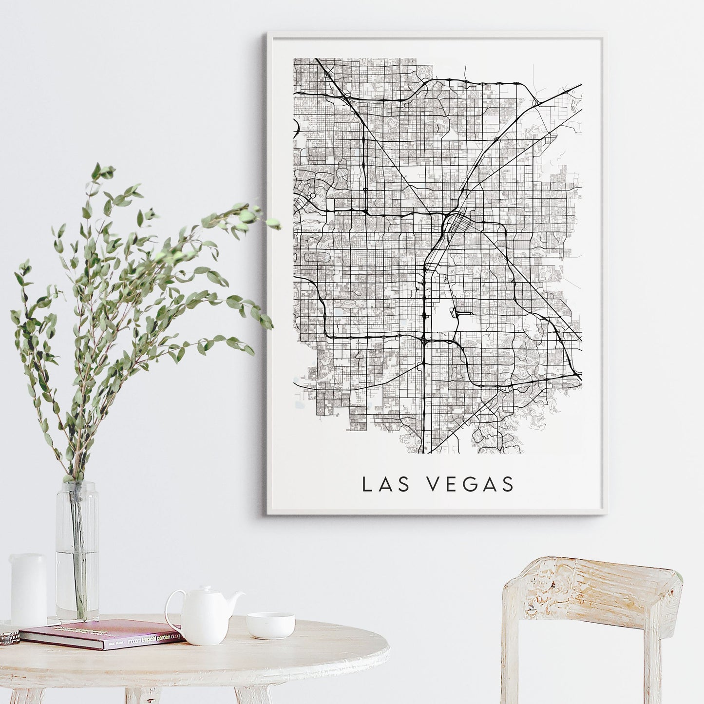 Las Vegas Map Print - Nevada USA