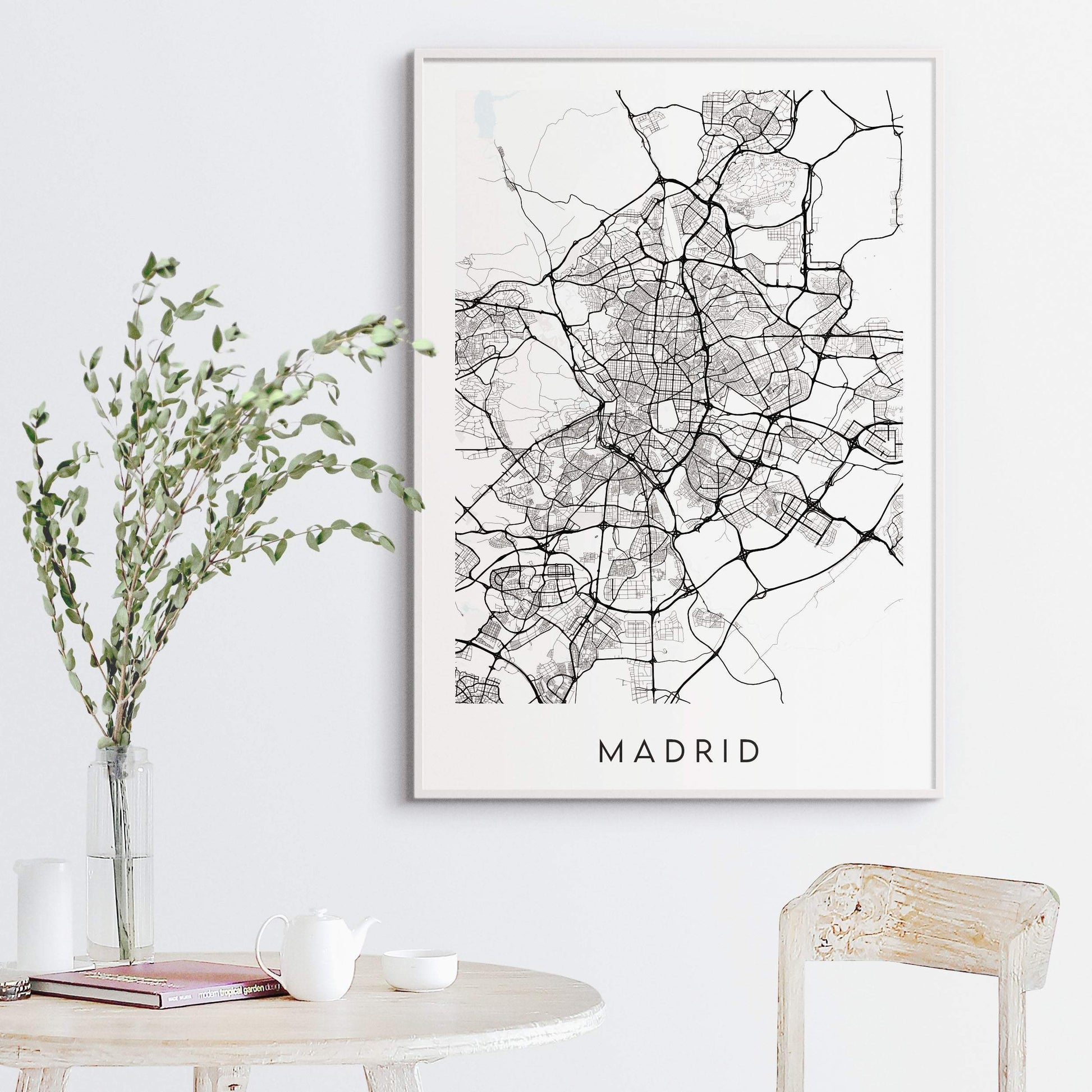 Madrid Map Print - Spain