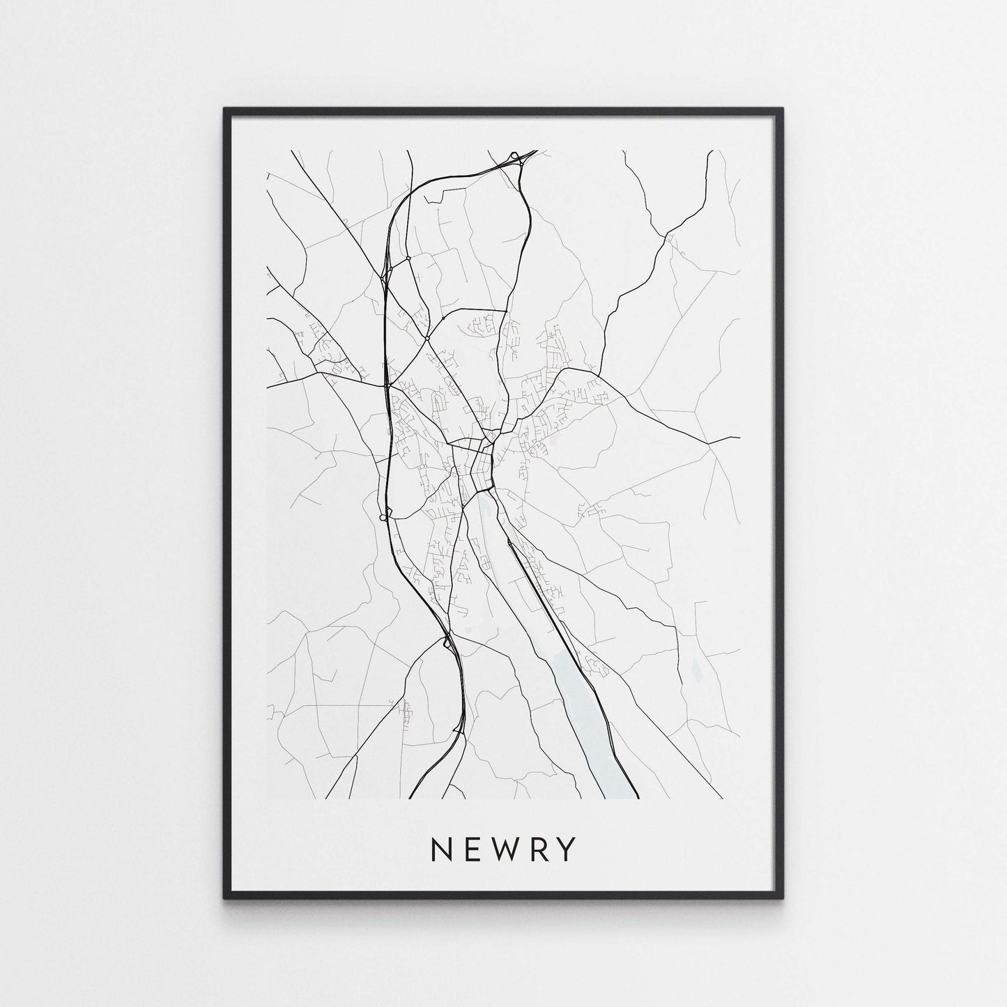 Newry Map Print - Northern Ireland