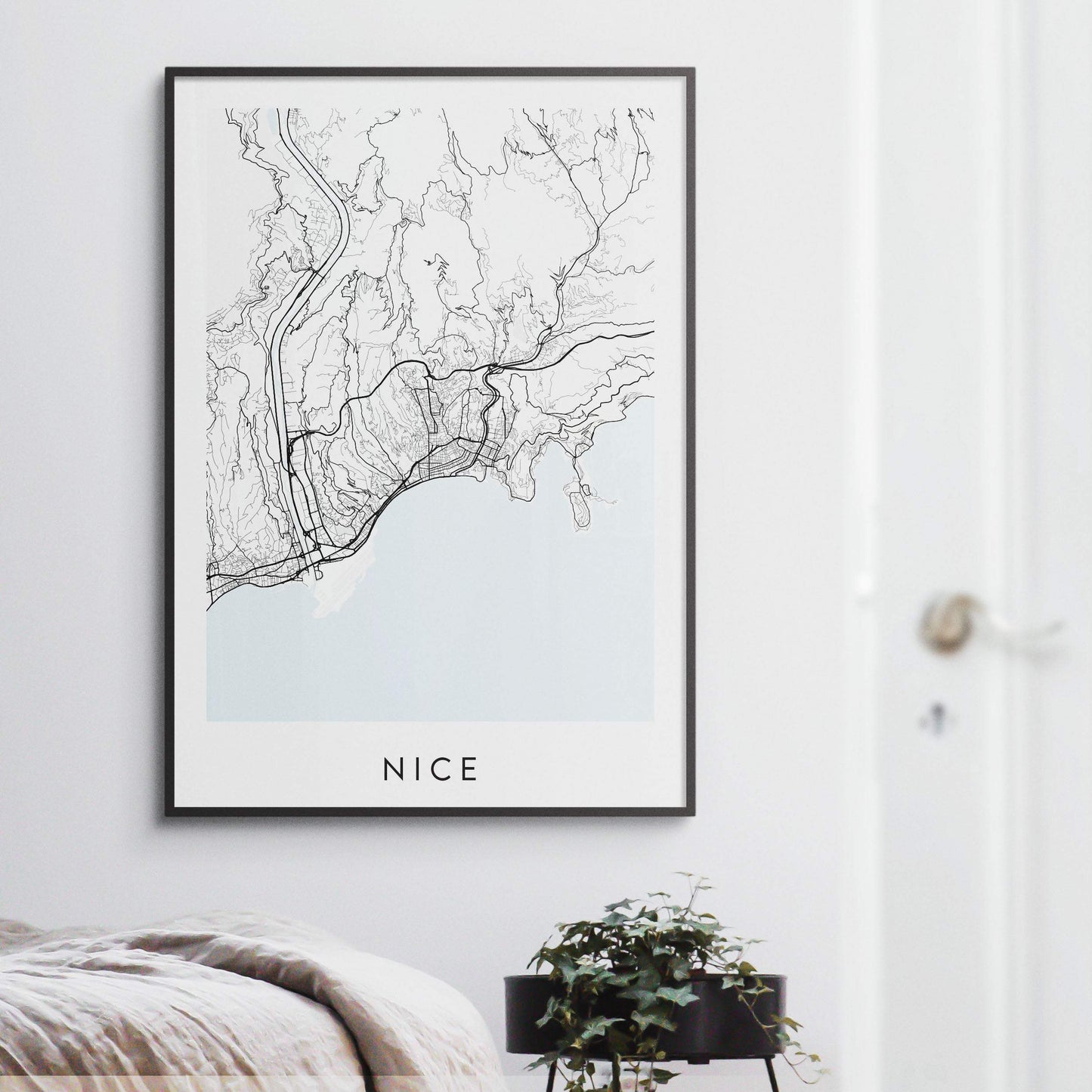 Nice Map Print - France