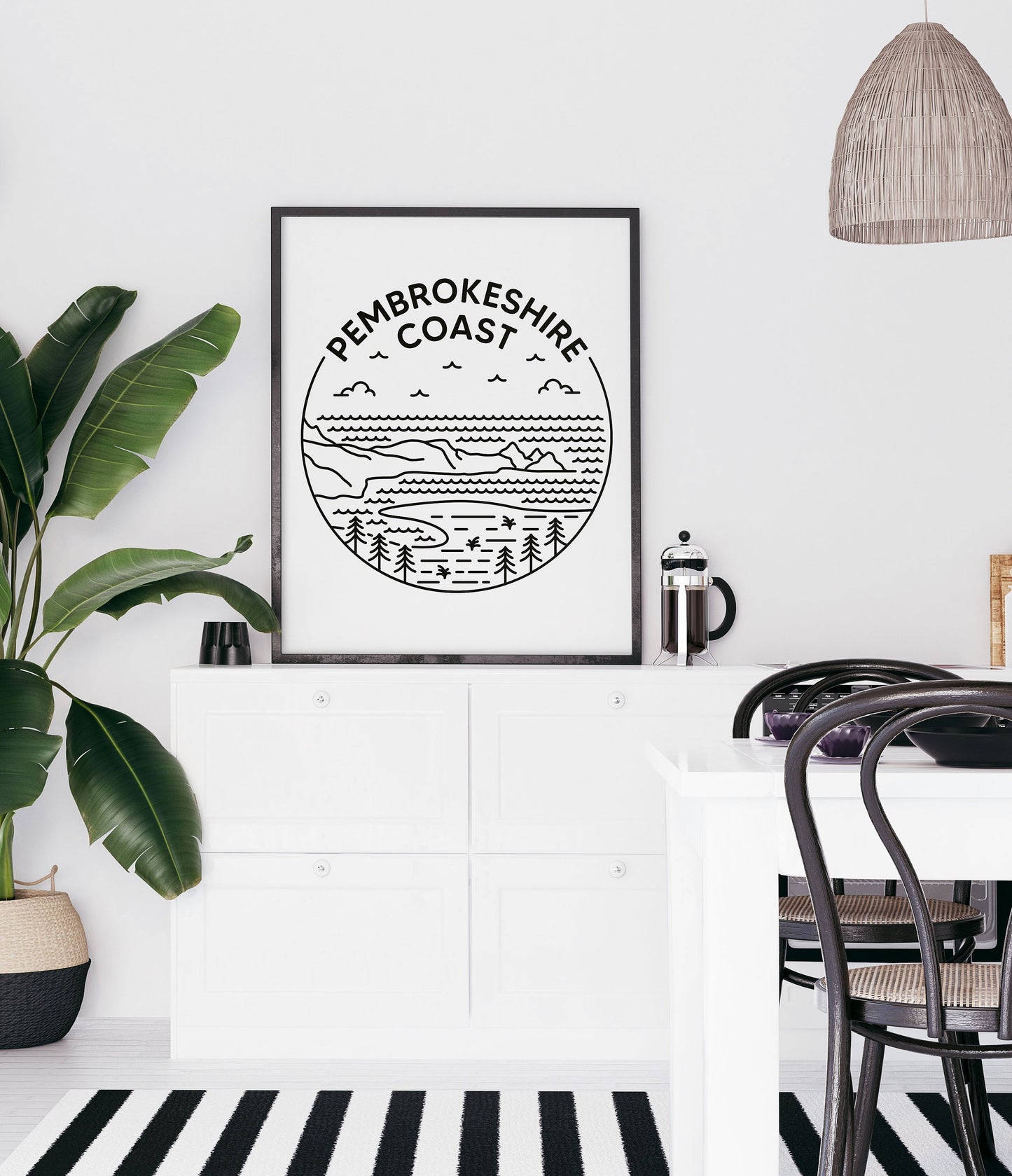 Pembrokeshire Coast Print - National Park, Wales Poster