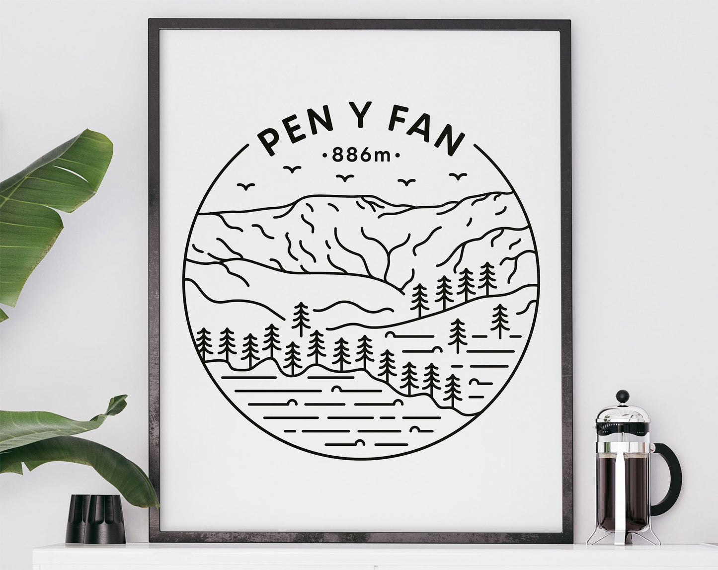 Pen y Fan Print - Brecon Beacons, Wales Poster
