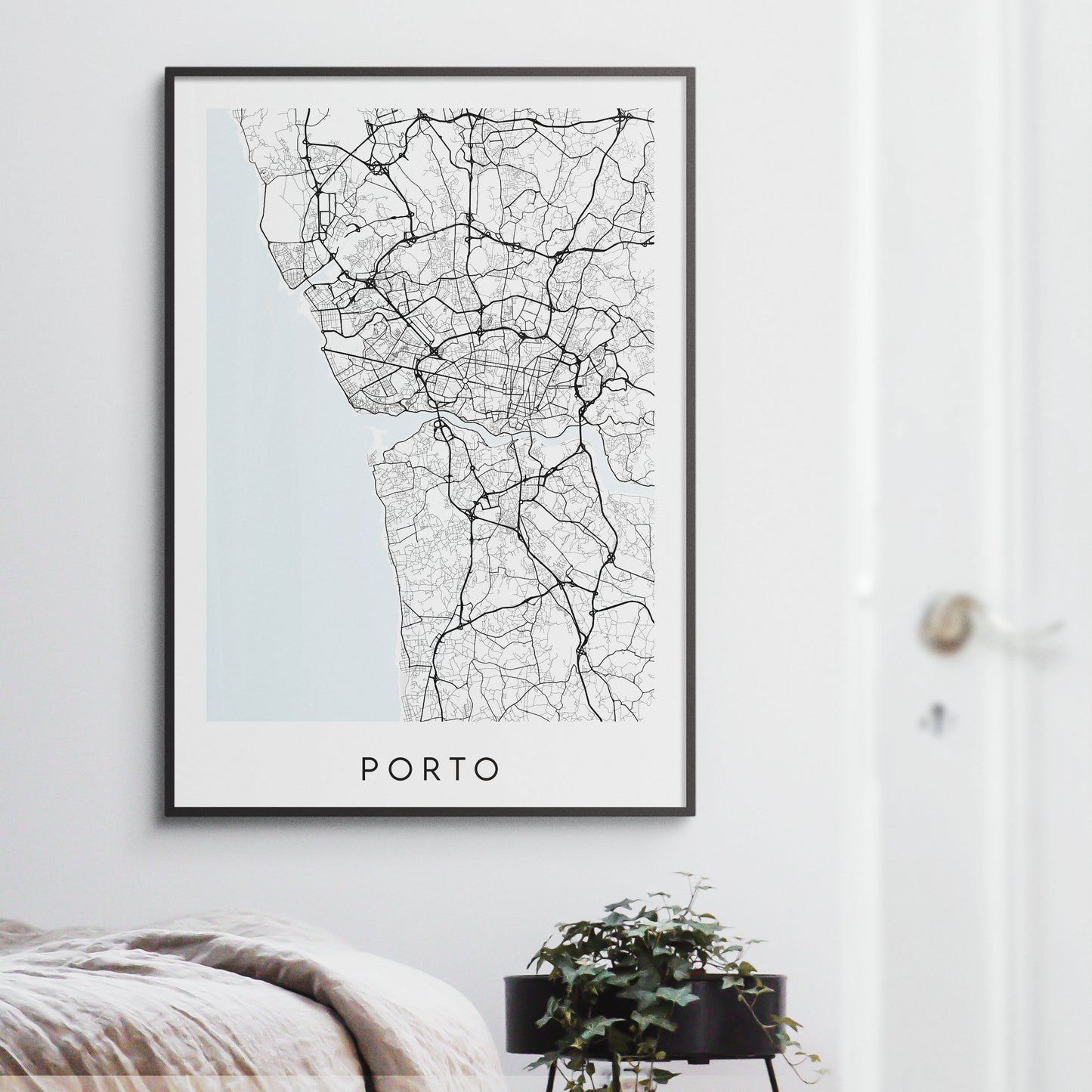 Porto Map Print - Portugal