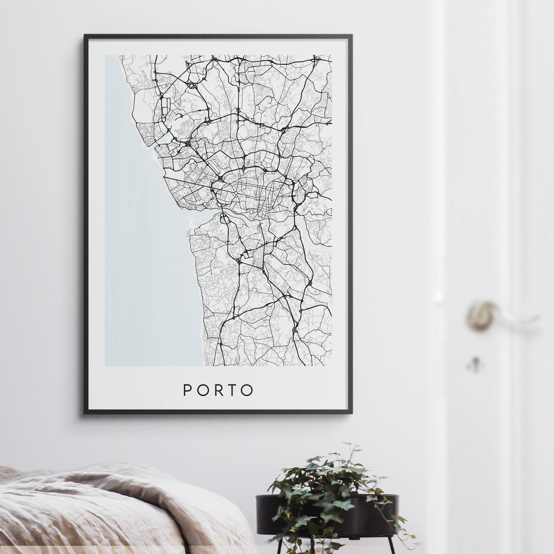Porto Map Print - Portugal