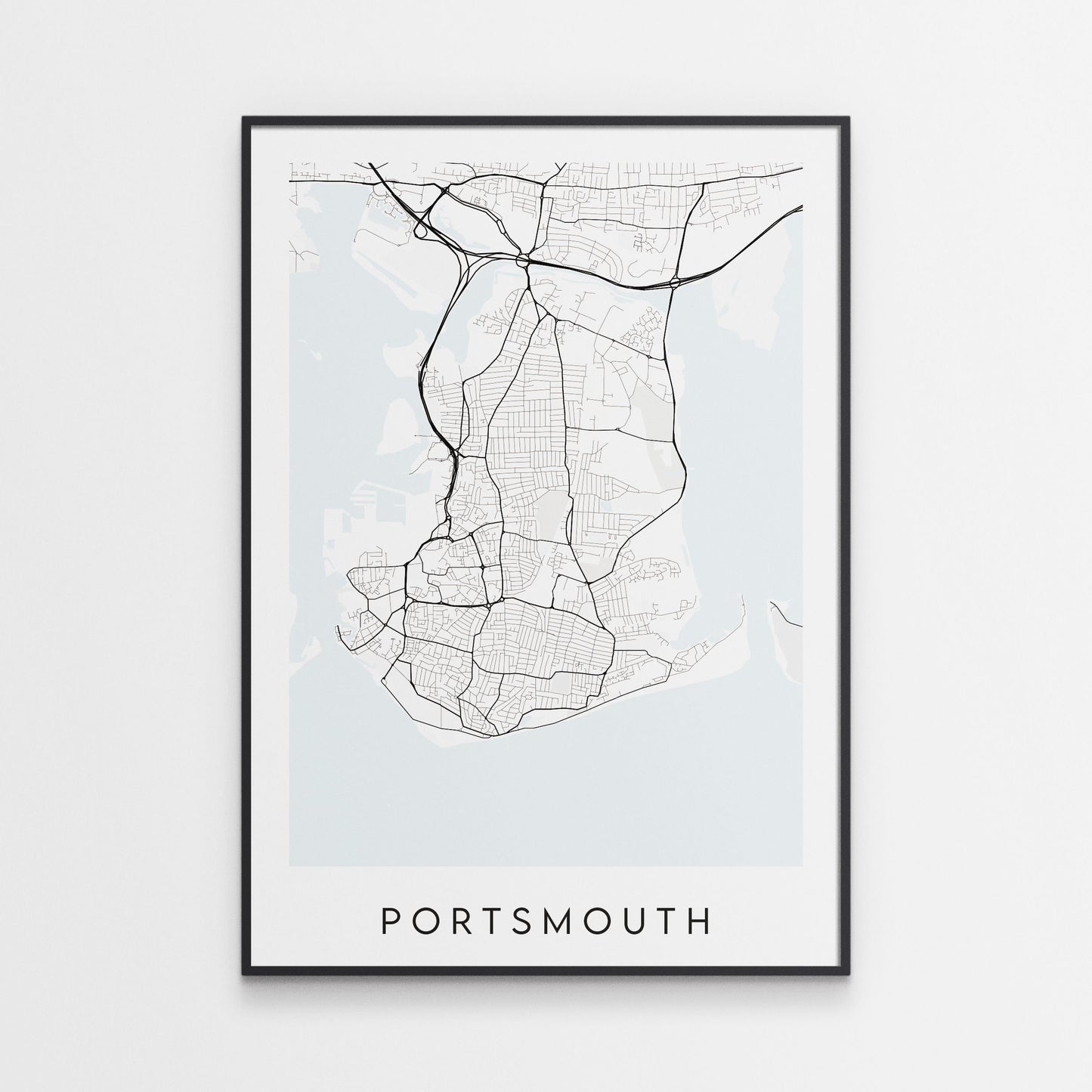 Portsmouth Map Print