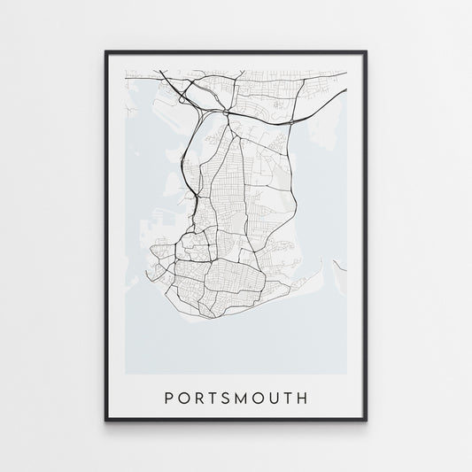 Portsmouth Map Print