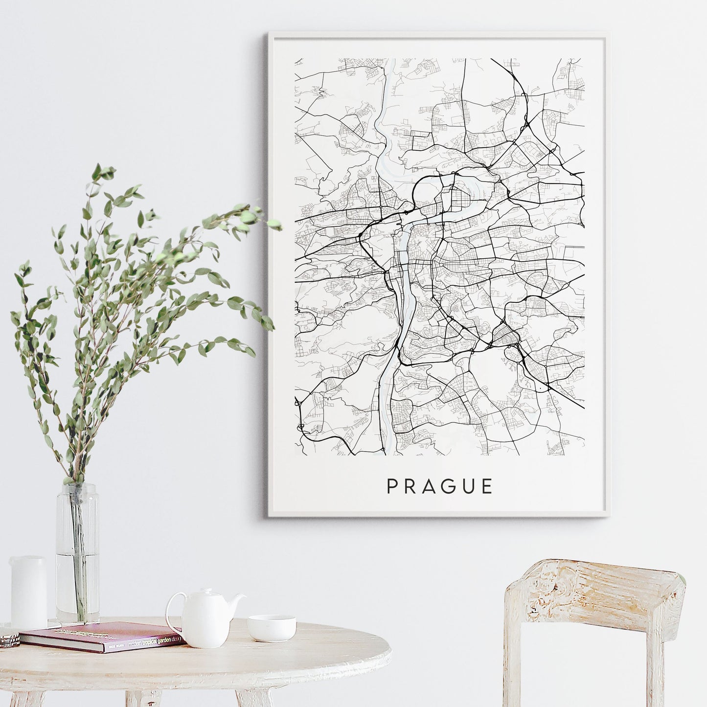 Prague Map Print - Czech Republic