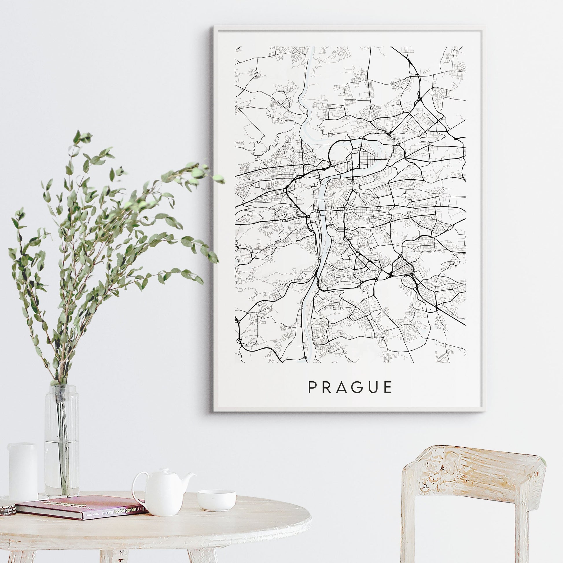 Prague Map Print - Czech Republic