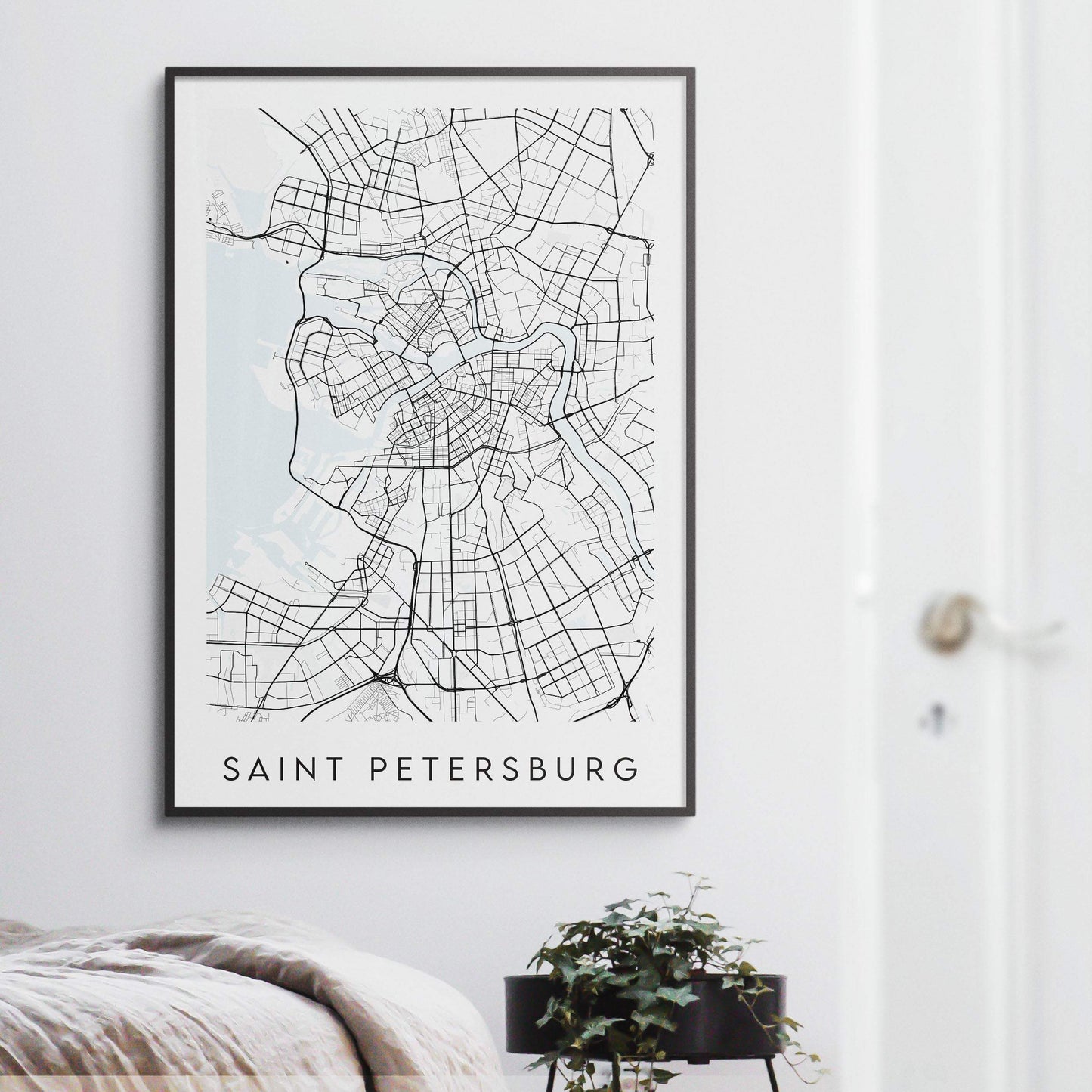 Saint Petersburg Map Print - Russia