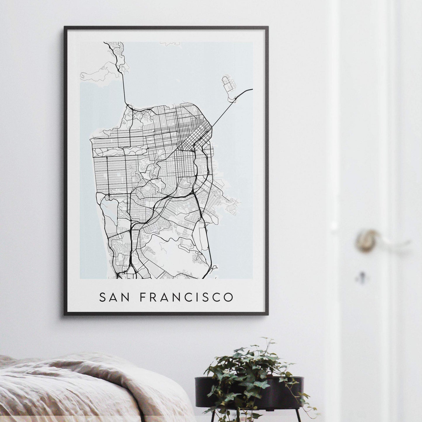 San Francisco Map Print - California USA