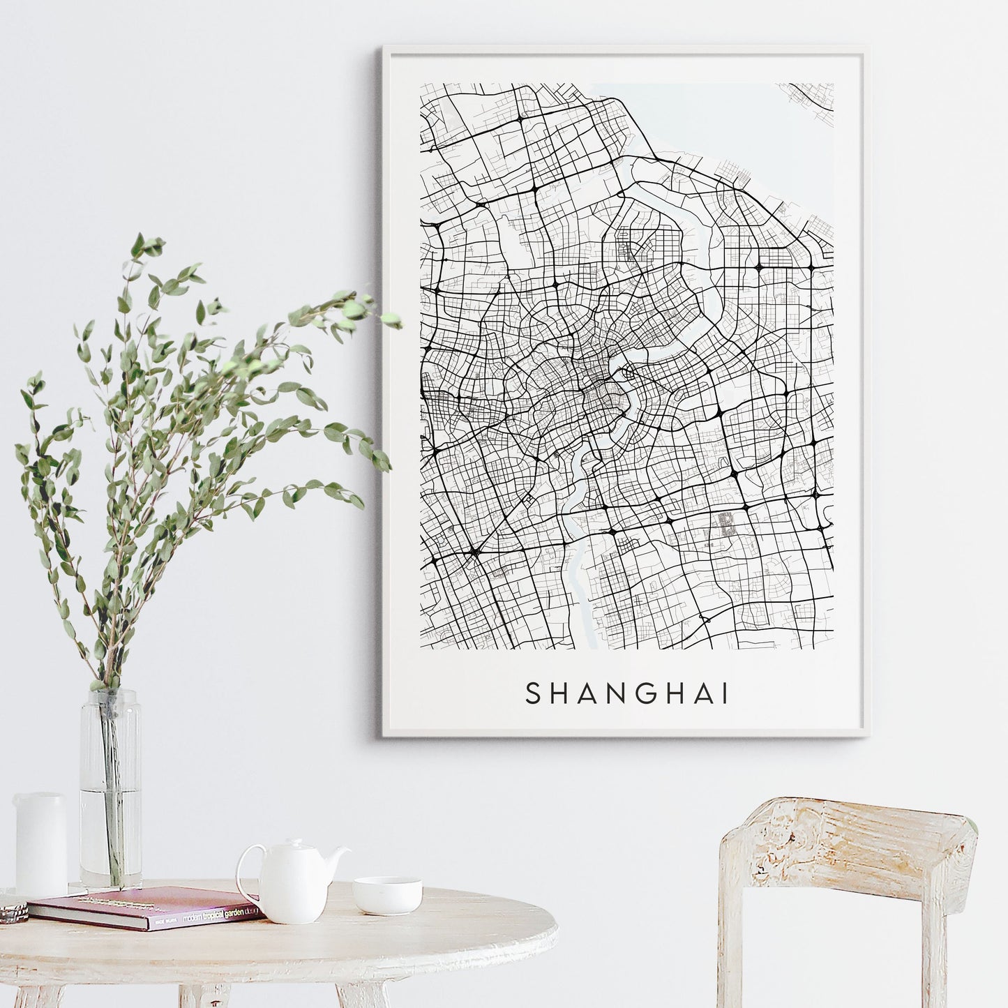 Shanghai Map Print - China