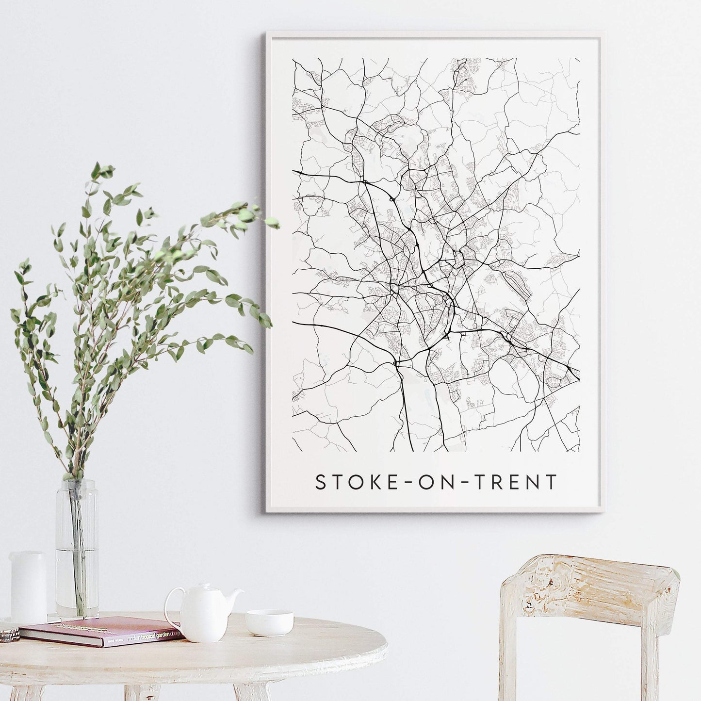 Stoke-on-Trent Map Print