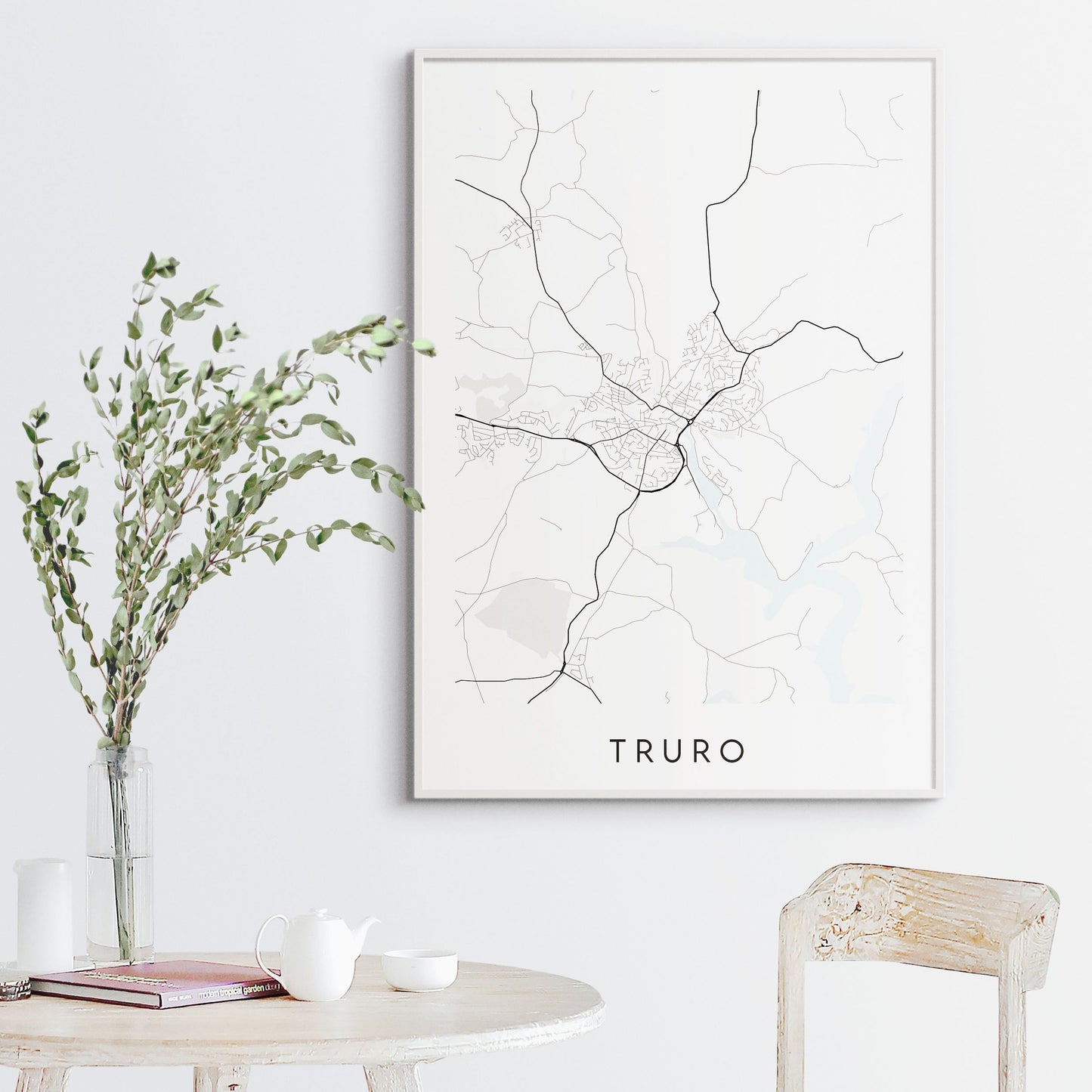 Truro Map Print - Cornwall