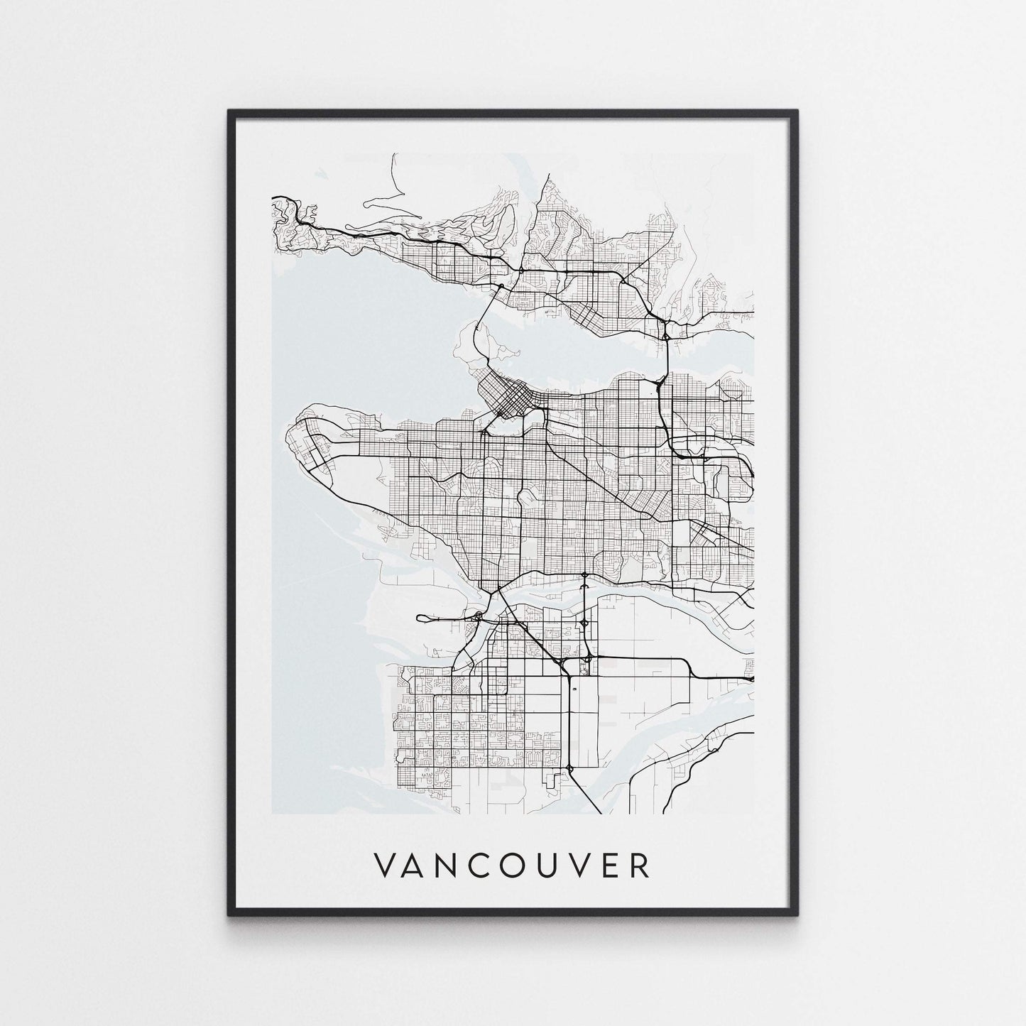 Vancouver Map Print - Canada