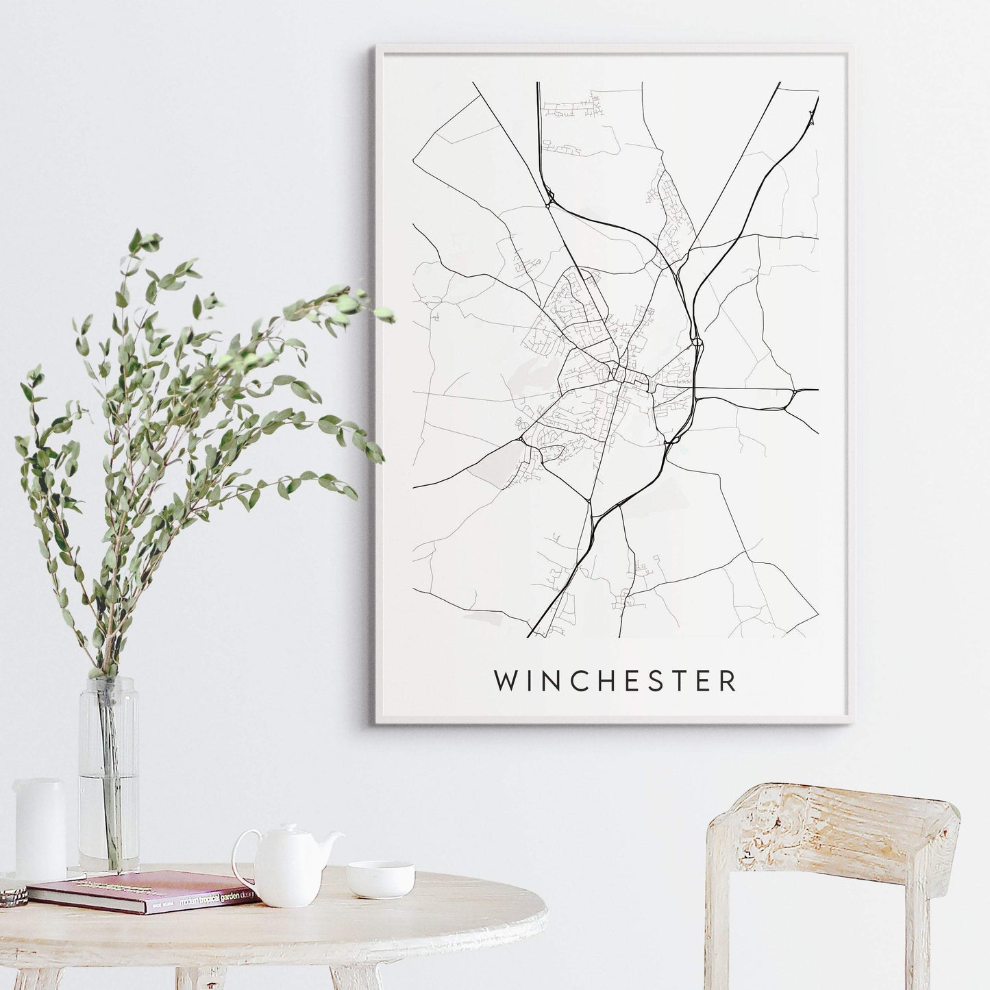 Winchester Map Print