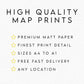 Custom Map Print - Any Location