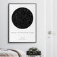 The Day You Became My Daddy Star Map Print