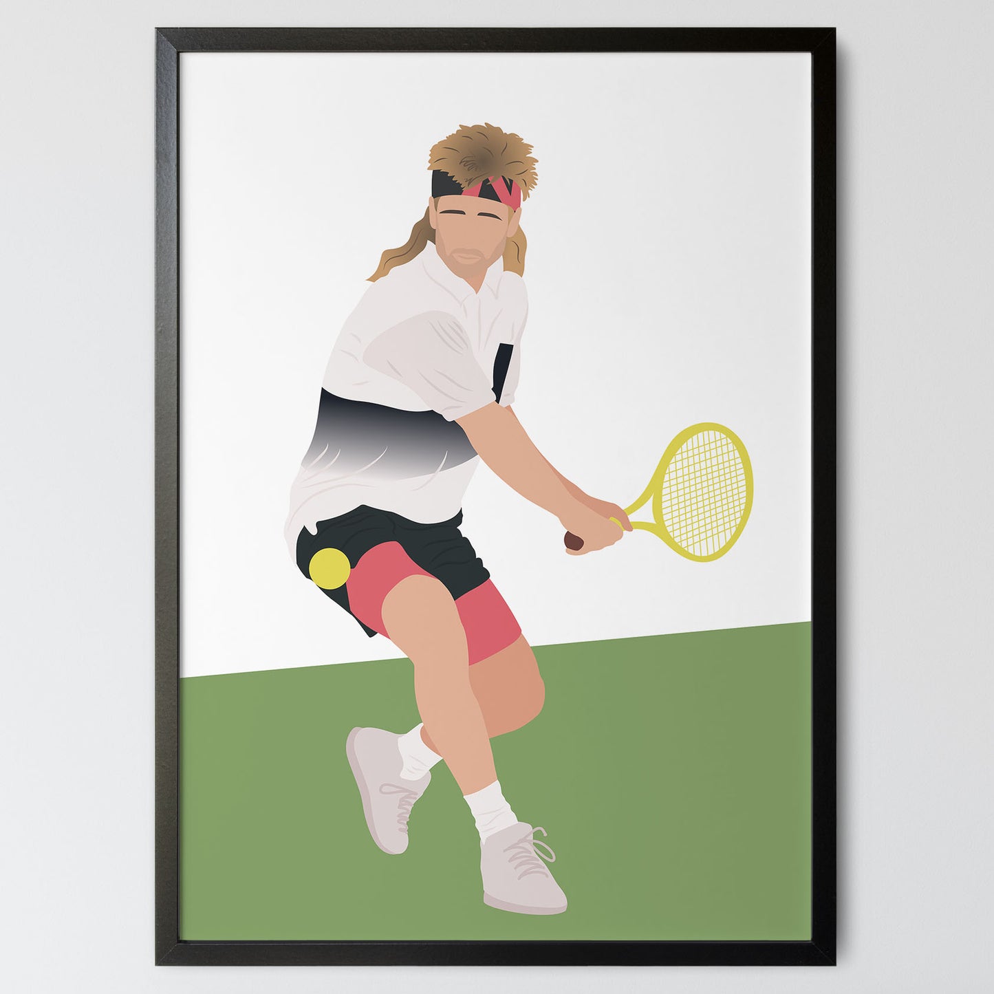 Andre Agassi Tennis Poster